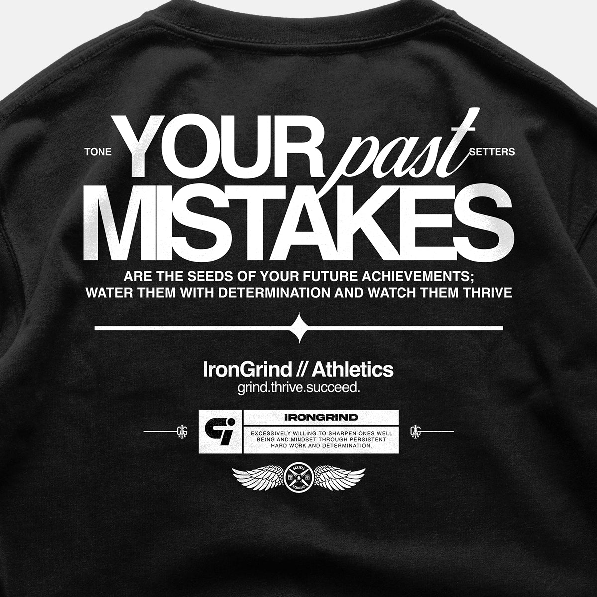 Determination 'Your Past Mistakes' Heavyweight T-Shirt