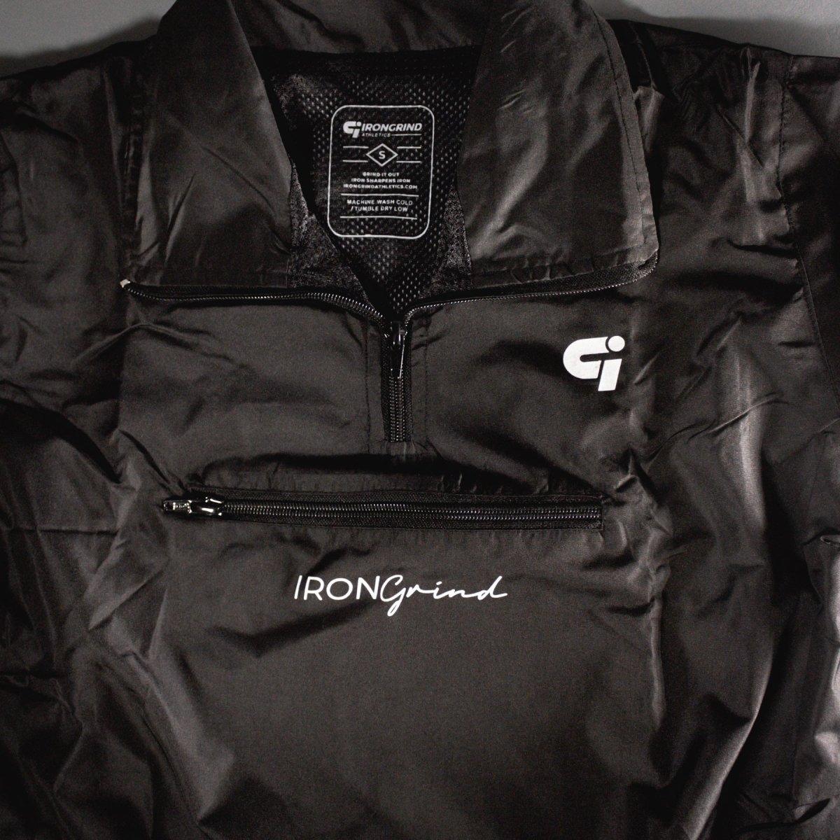 Hava Windbreaker Jacket - Black - IronGrind Athletics - activewear - gymshark - alphalete