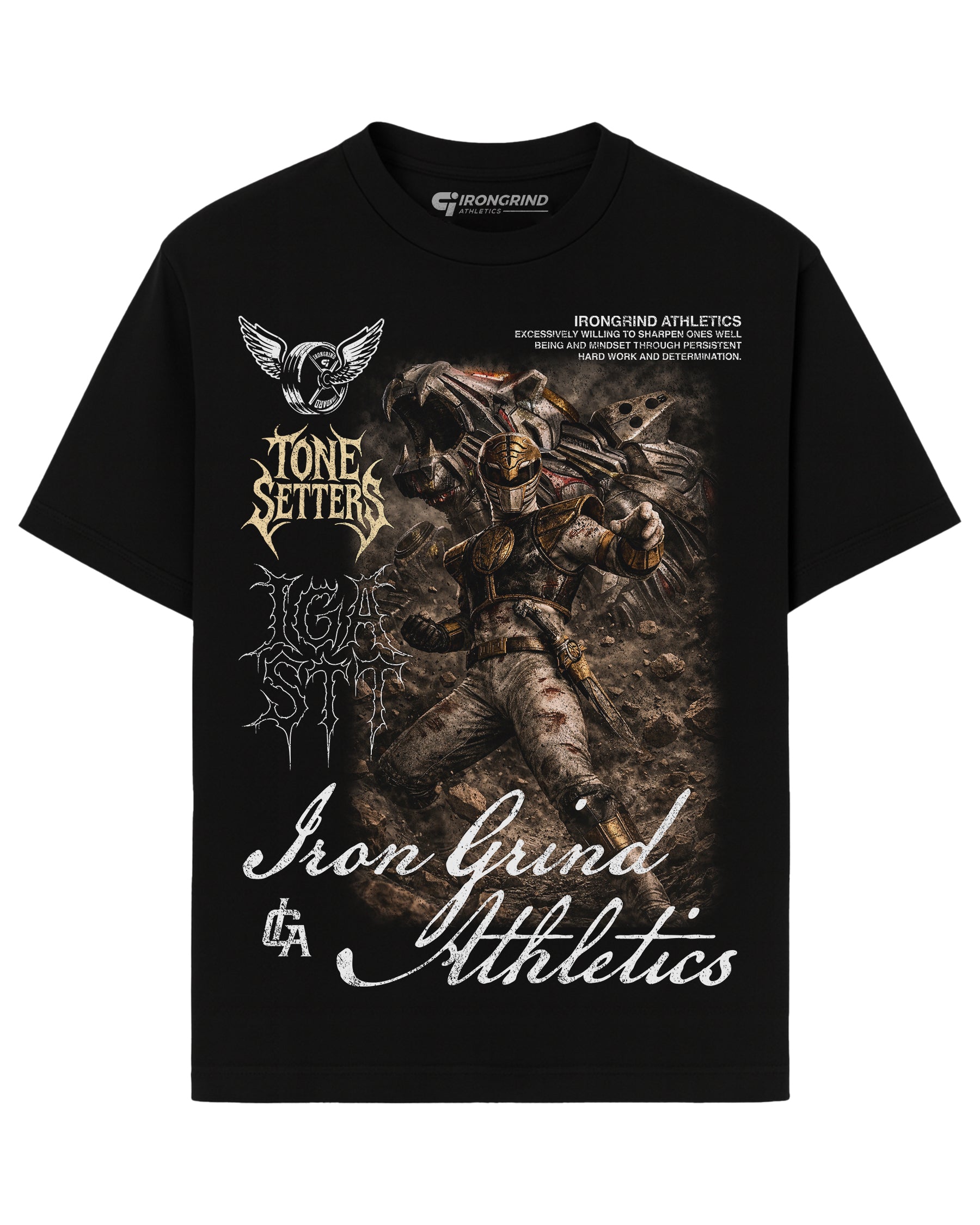 [Limited Edition] 'Pwr Rangers: White Tiger Ranger' Heavyweight T-Shirt