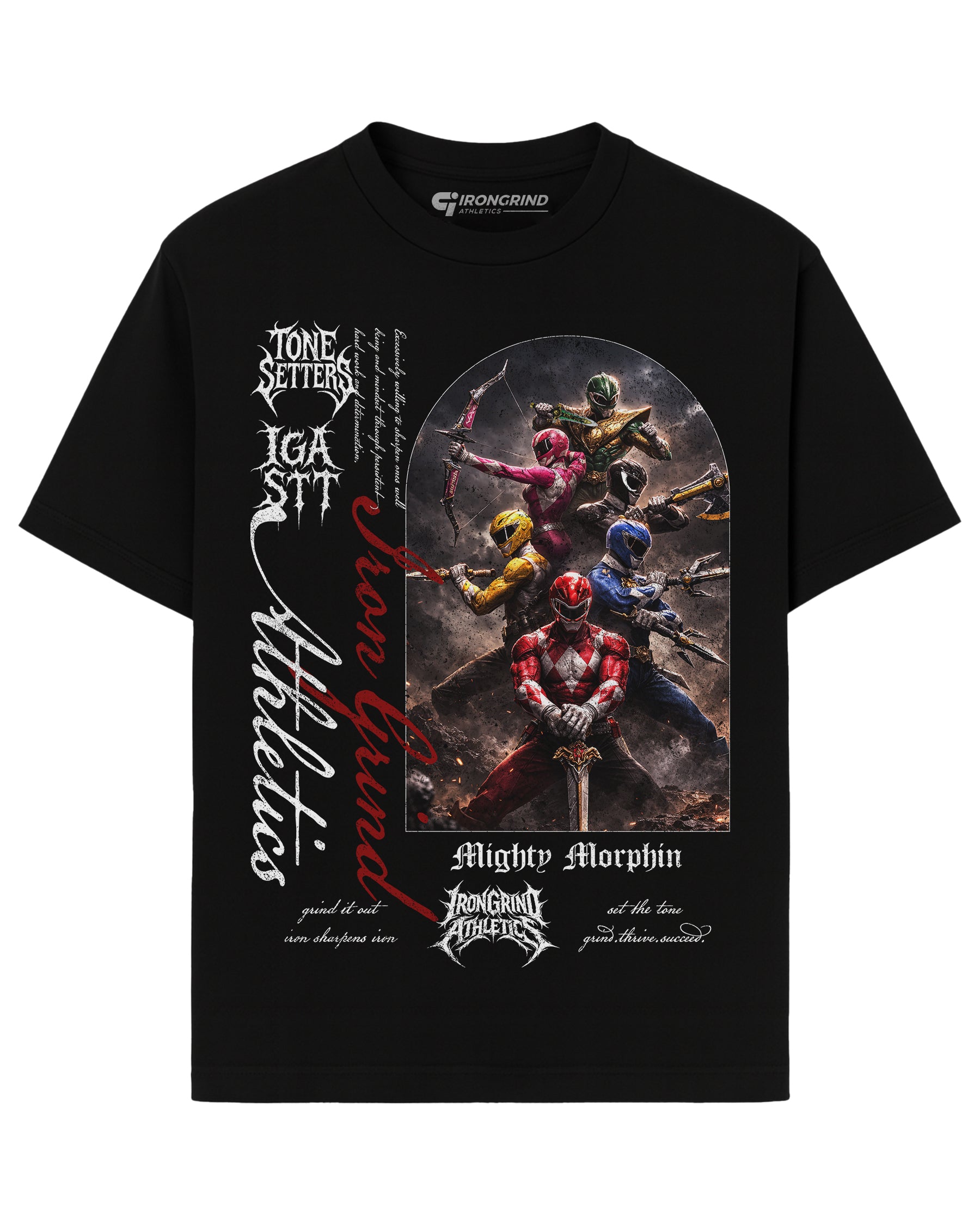 [Limited Edition] 'Pwr Rangers: Mighty Morphin' Heavyweight T-Shirt