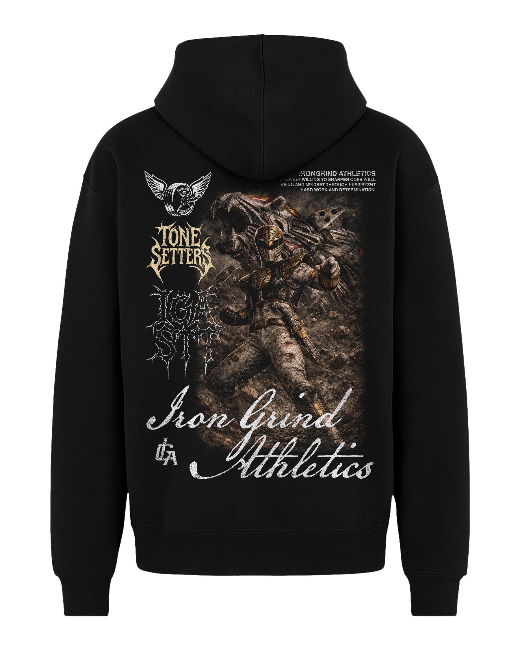 [Limited Edition] 'Pwr Rangers: White Tiger Ranger' Box Hoodie