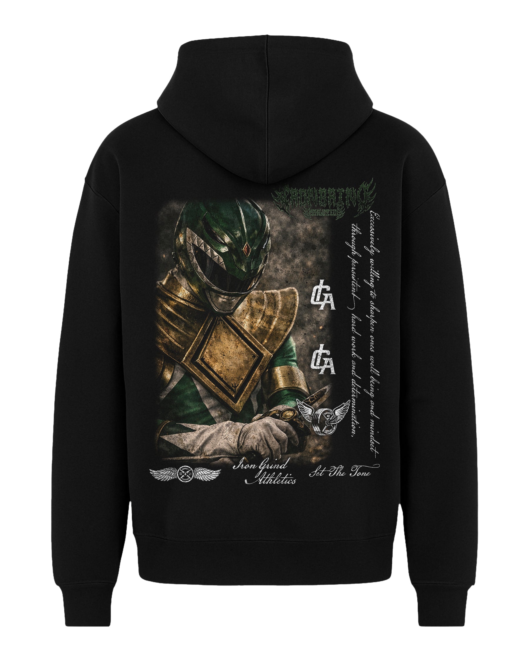 [Limited Edition] 'Pwr Rangers: Tommy Green Ranger' Box Hoodie