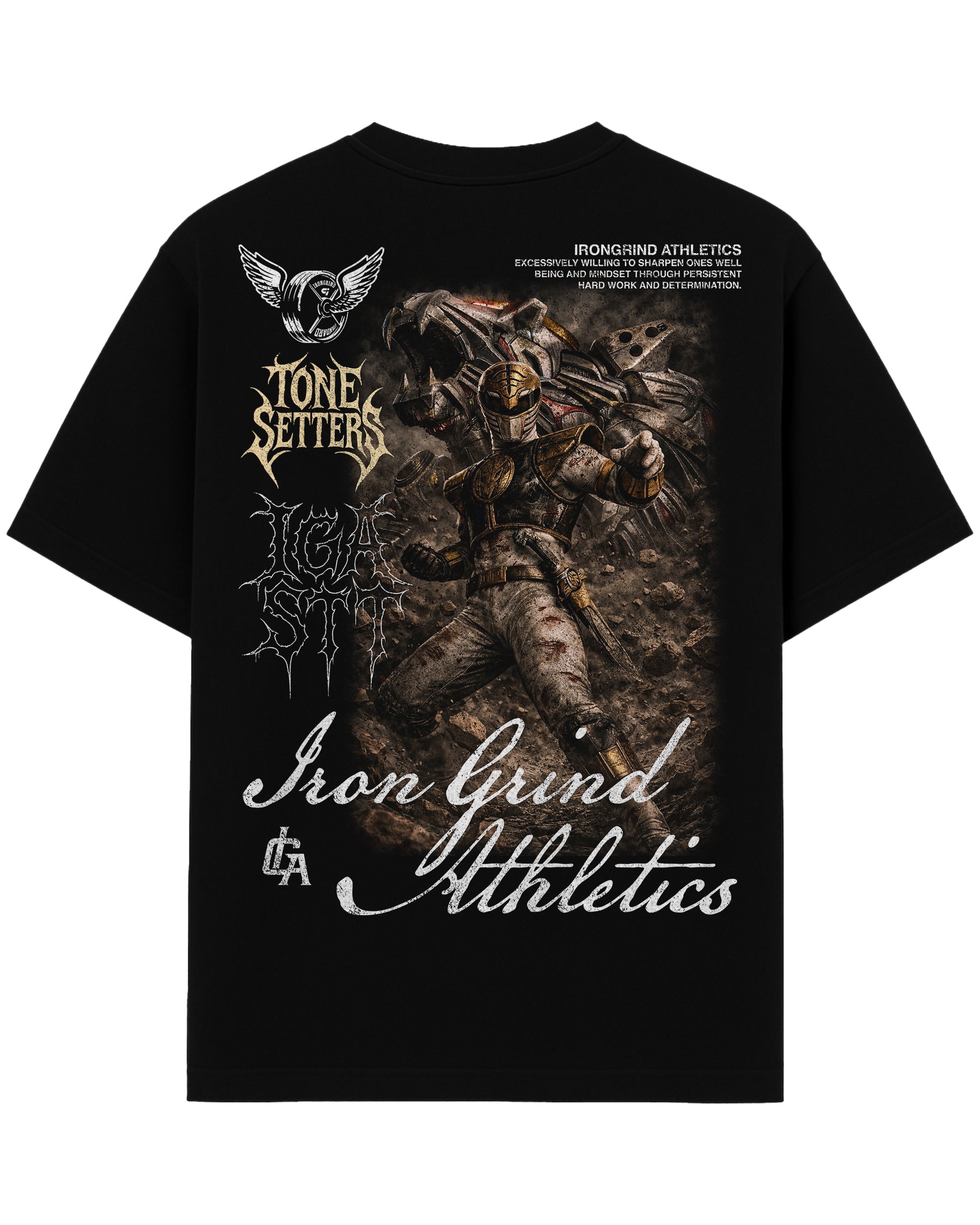 [Limited Edition] 'Pwr Rangers: White Tiger Ranger' Heavyweight T-Shirt