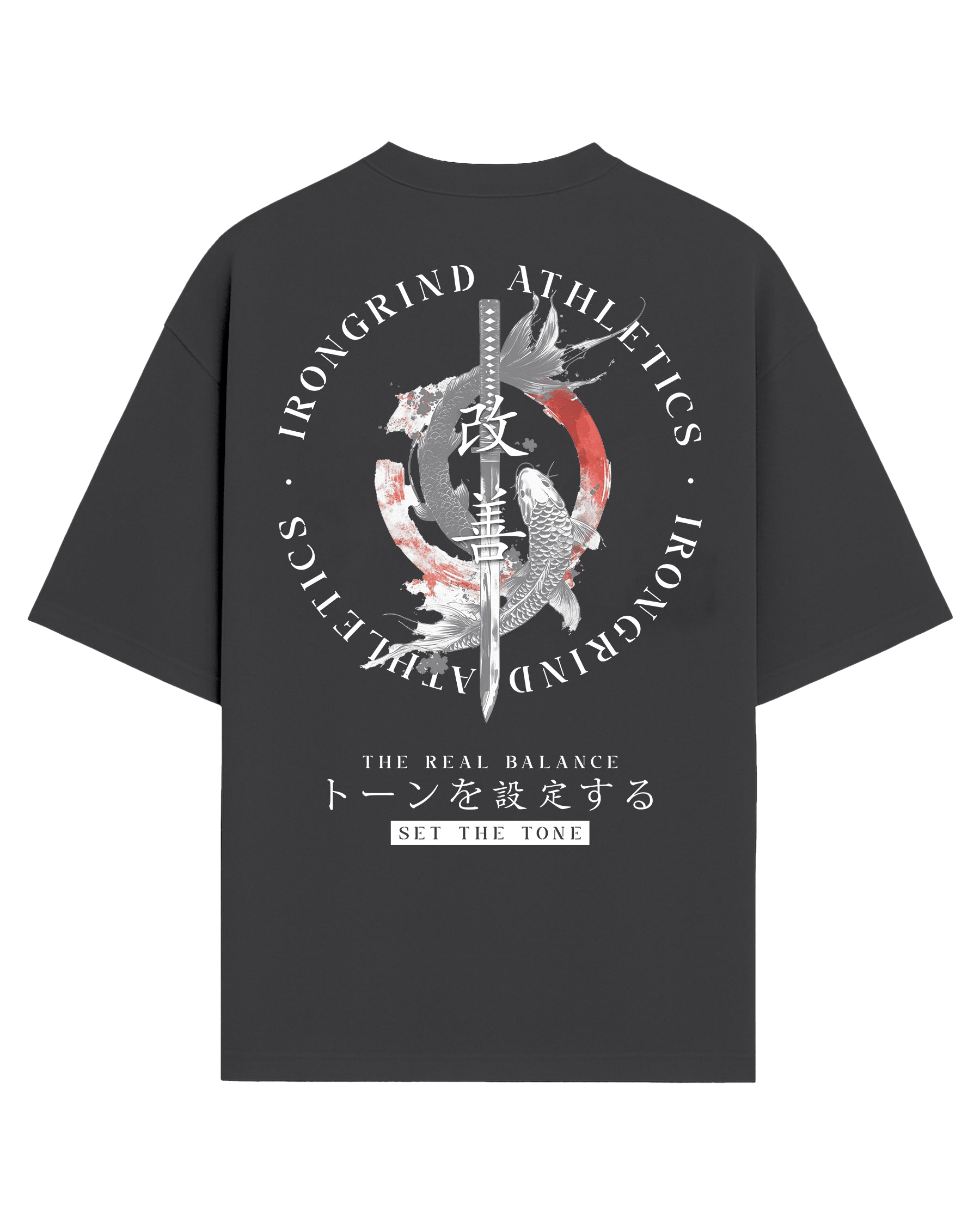 Japanese 'Koi Balance' Box T-Shirt
