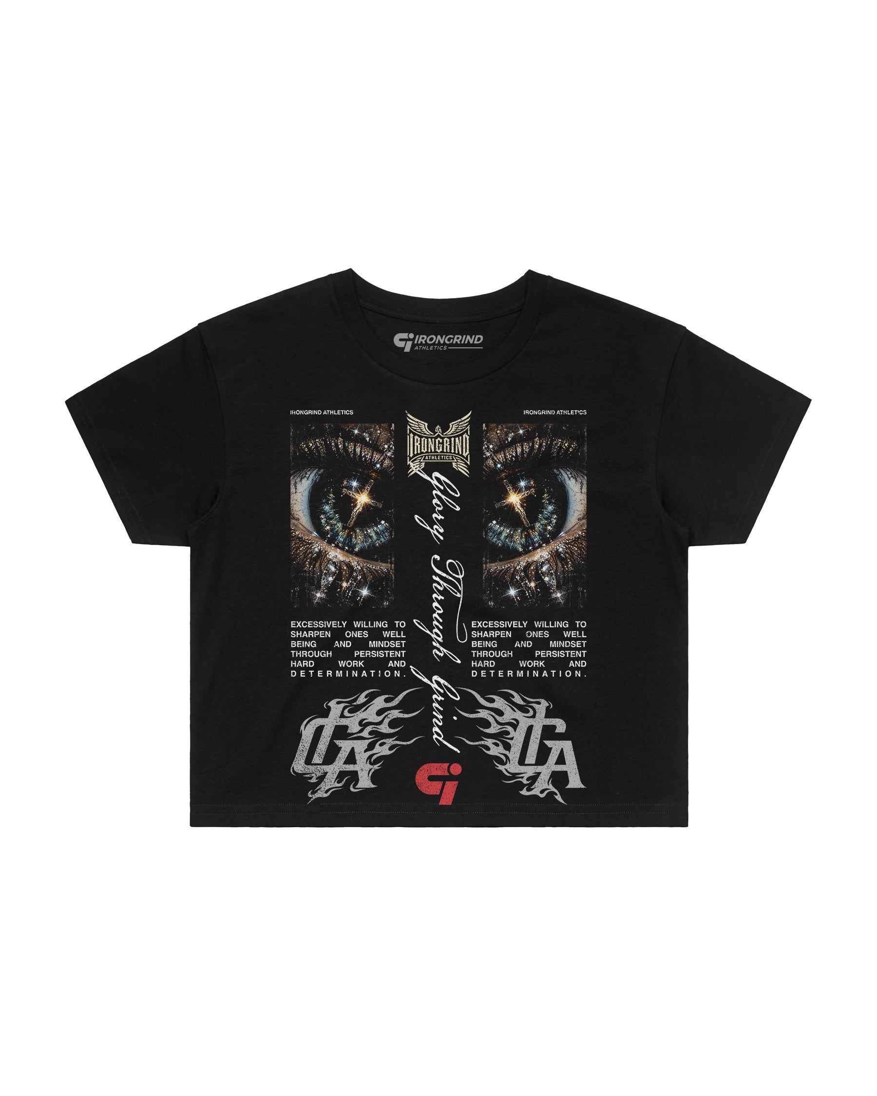 'A Vision of Faith' Wo's Classic Crop Tee