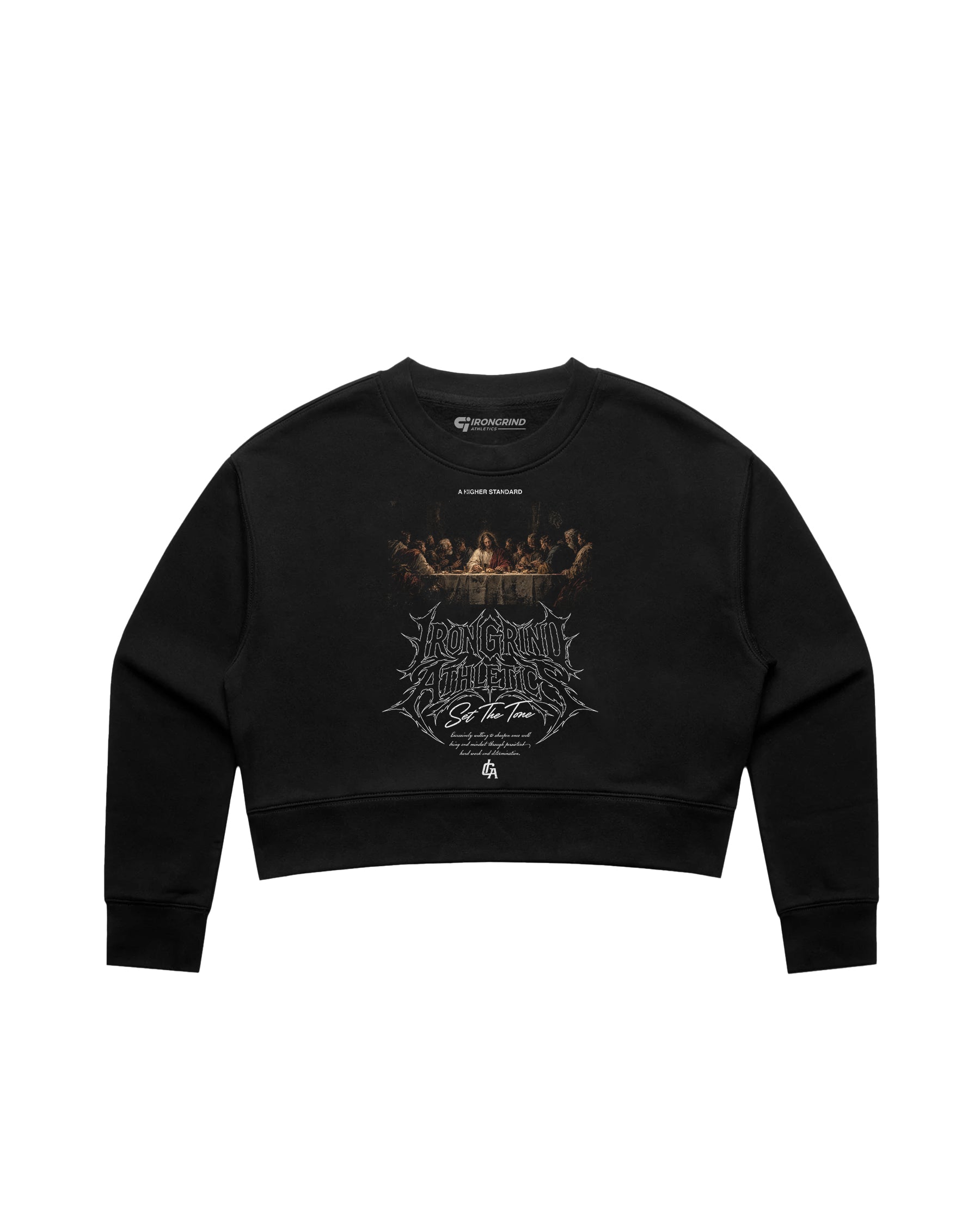 'A Higher Standard' Wo's Relax Crop Crew