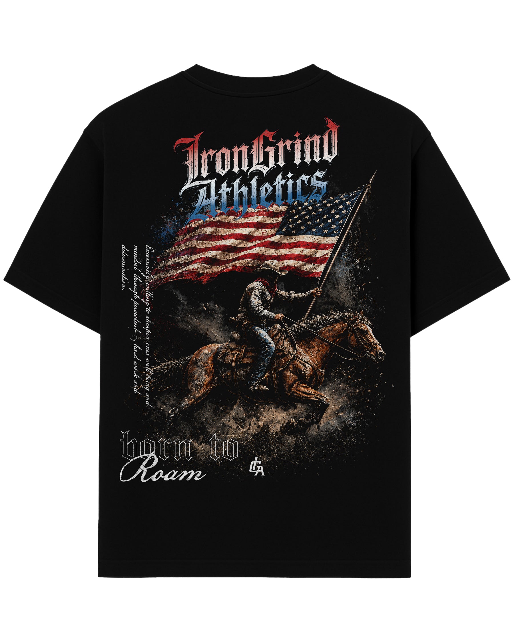 'American Made: American Cowboy' Heavyweight T-Shirt