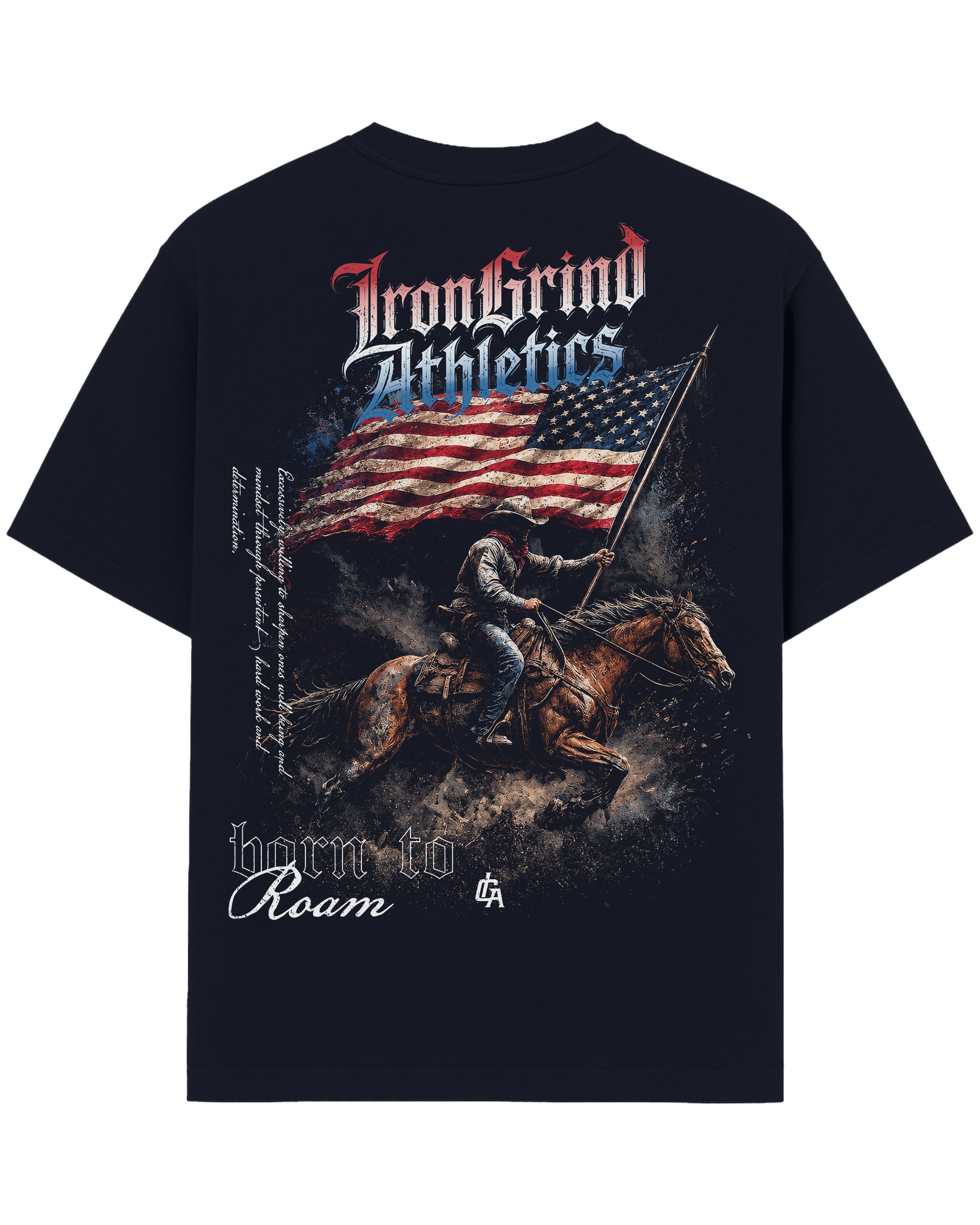 'American Made: American Cowboy' Heavyweight T-Shirt