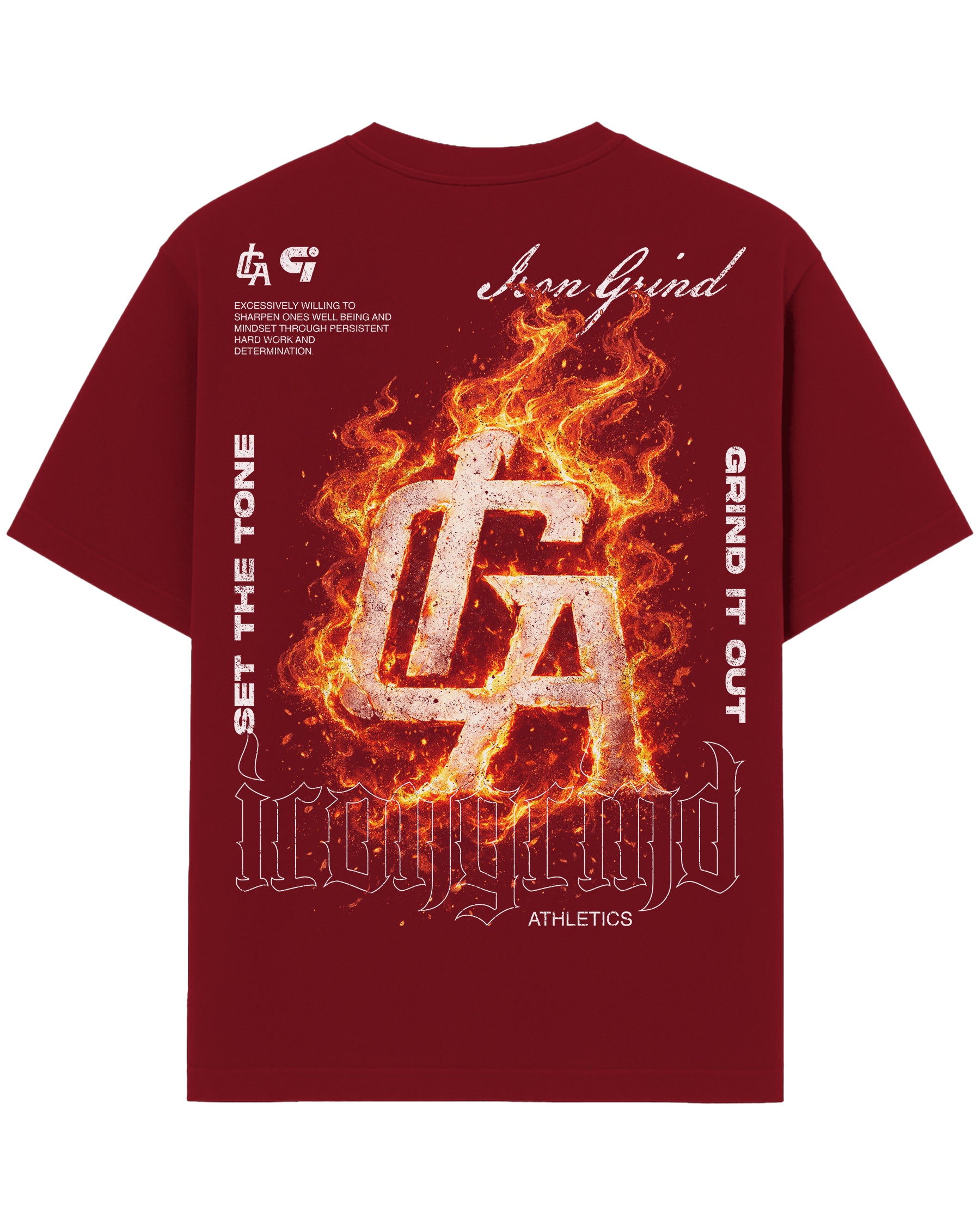 'Born In Fire' Heavyweight T-Shirt