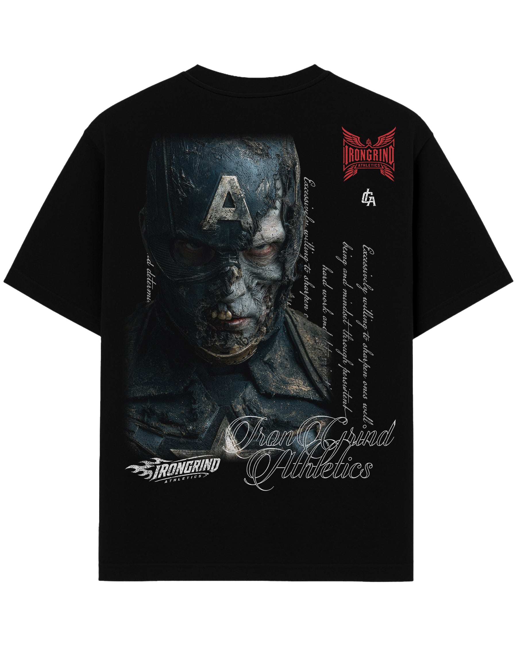 [Limited Edition] 'MRVL Zombies: Captain America' Heavyweight T-Shirt