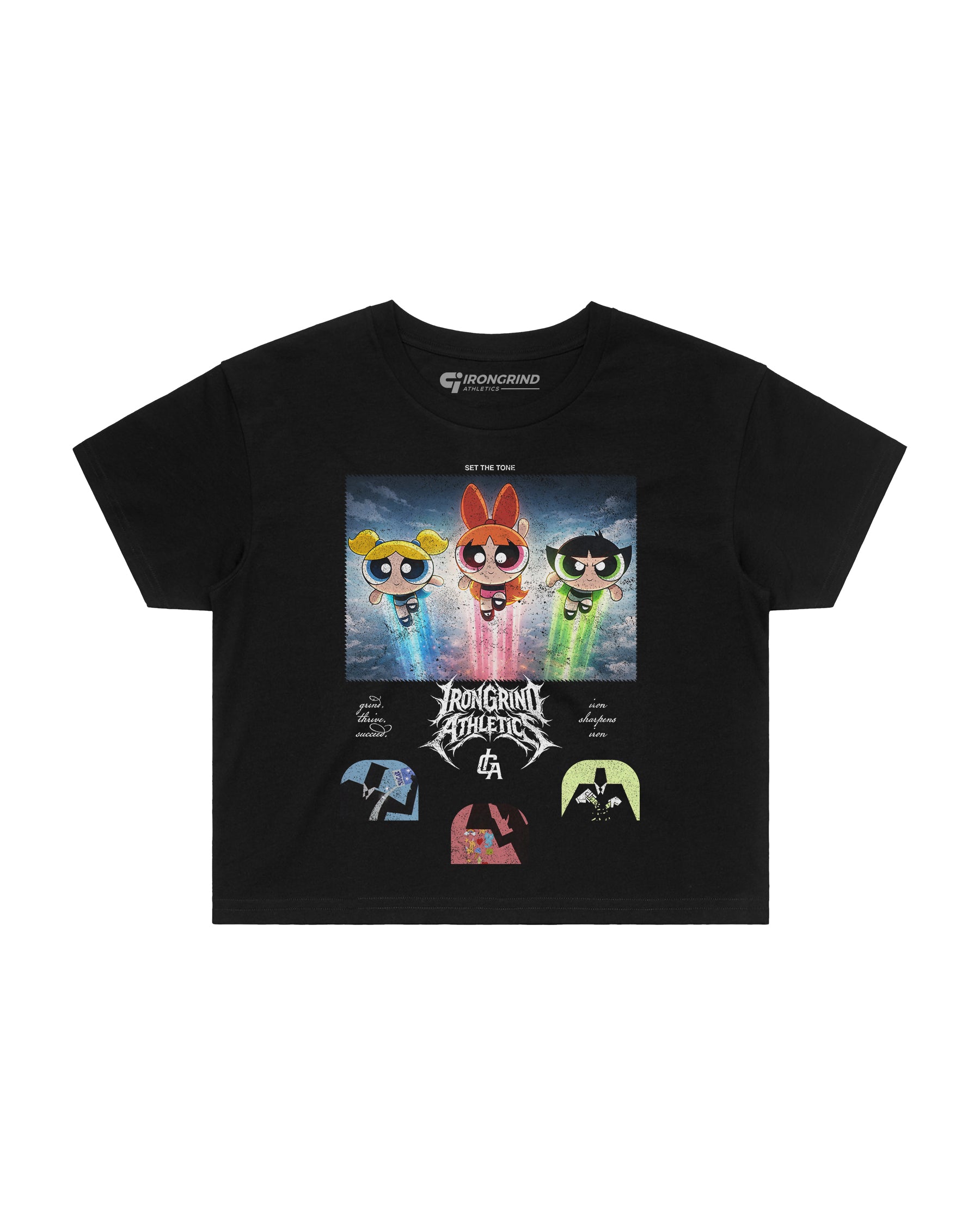 [Limited Edition] 'Cartoons: Powerpuff Girls' Wo's Crop Top