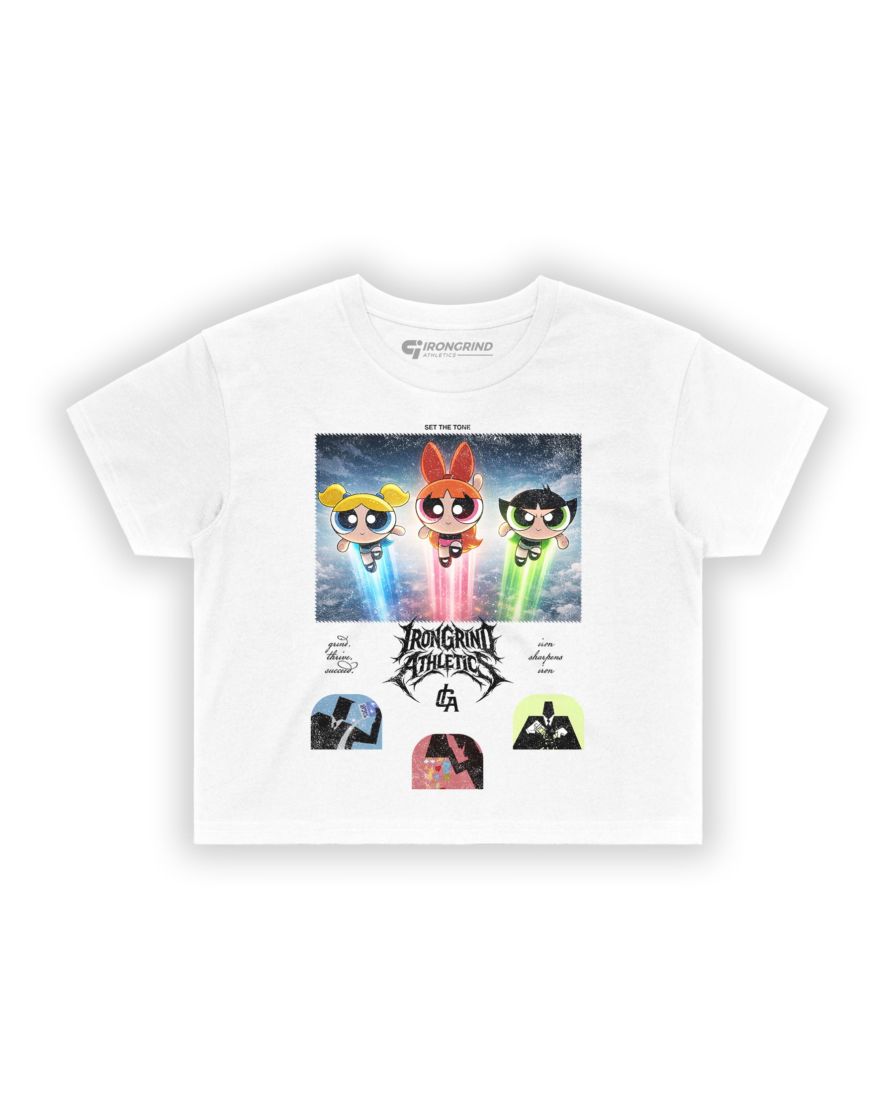 [Limited Edition] 'Cartoons: Powerpuff Girls' Wo's Crop Top