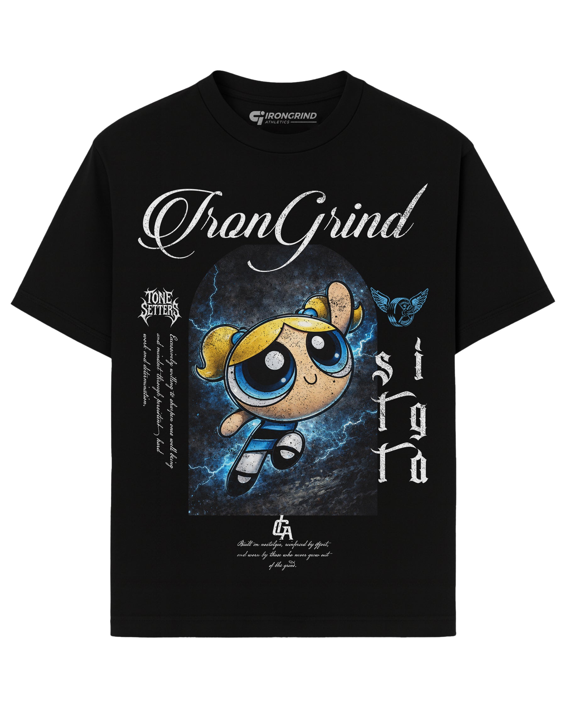 [Limited Edition] 'Cartoons: Powerpuff Girls Bubbles' Heavyweight T-Shirt