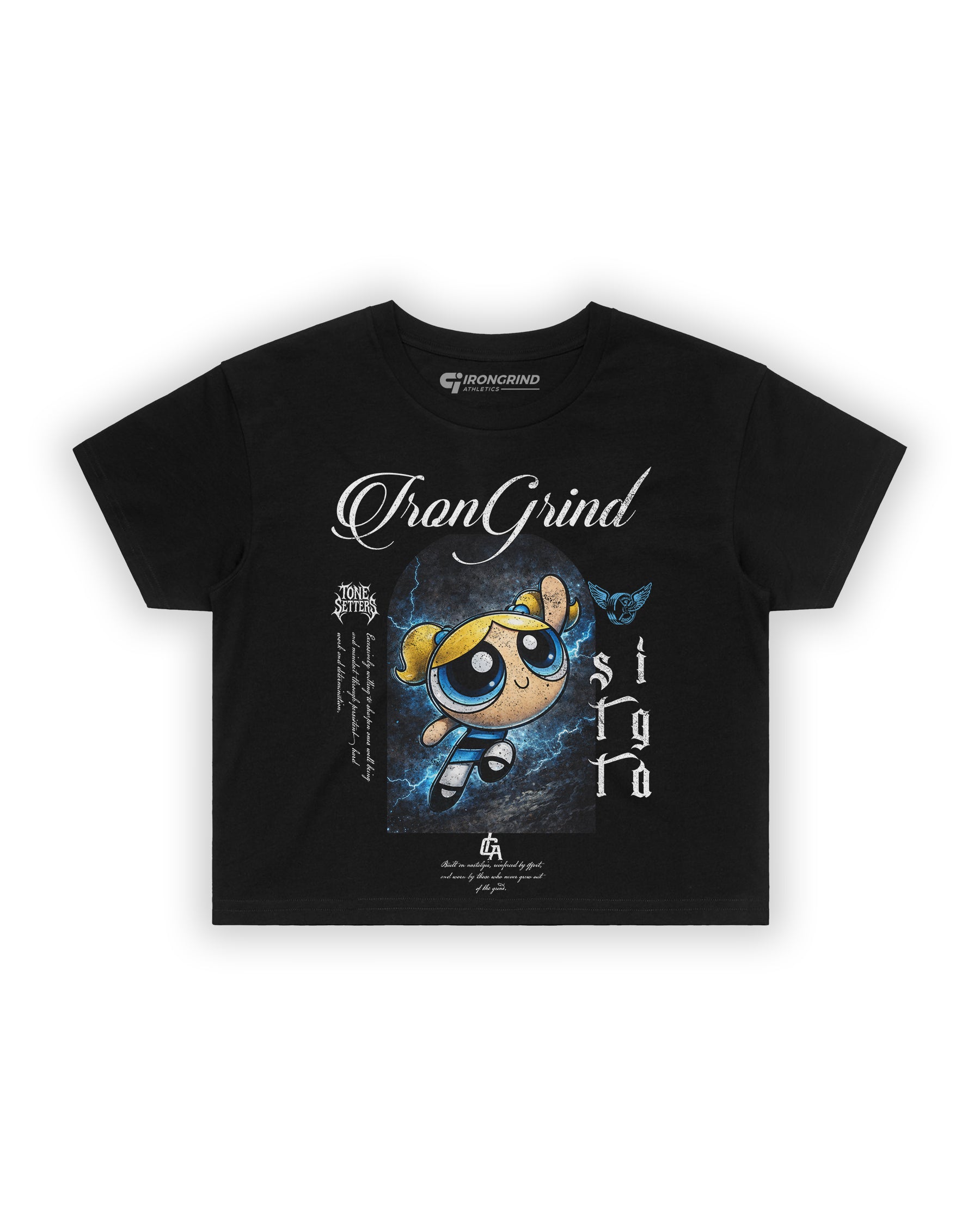 [Limited Edition] 'Cartoons: Powerpuff Girls Bubbles' Wo's Crop Top