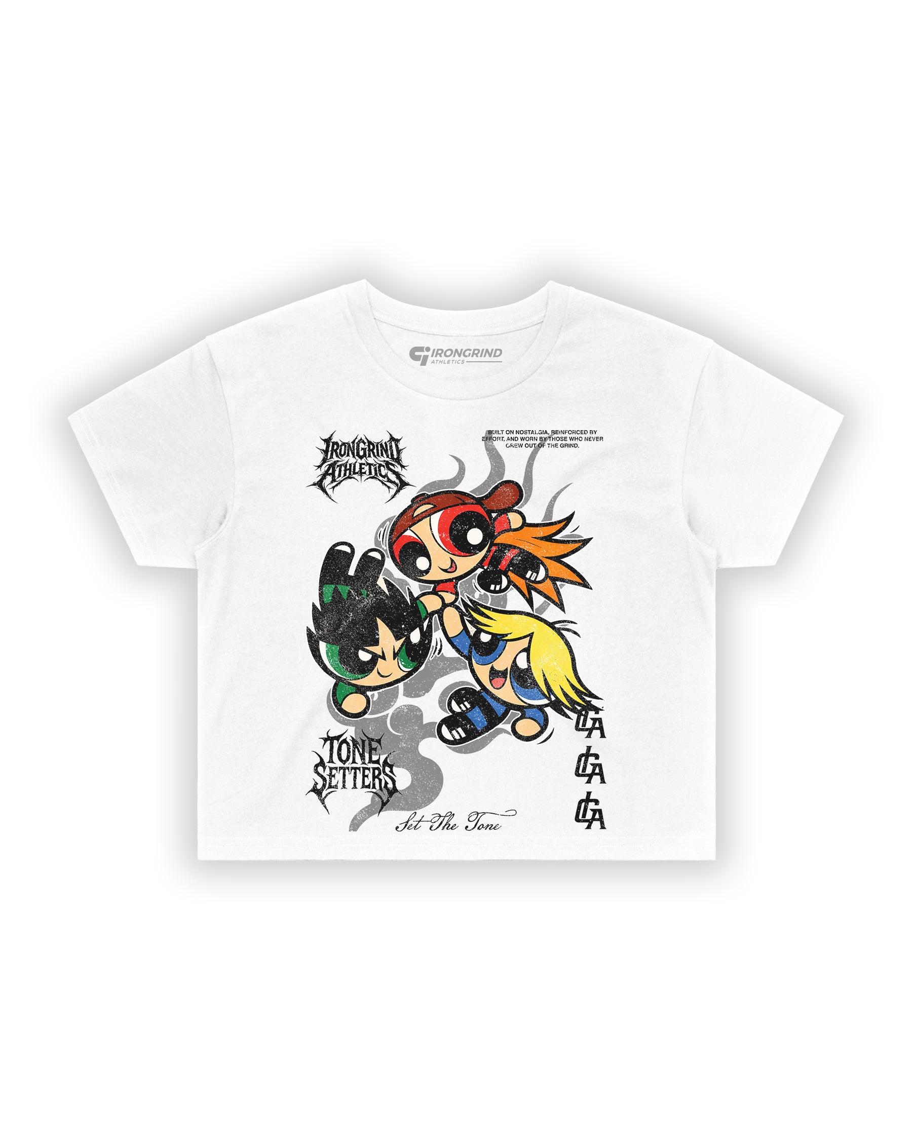 [Limited Edition] 'Cartoons: Powerpuff Boys' Wo's Crop Top