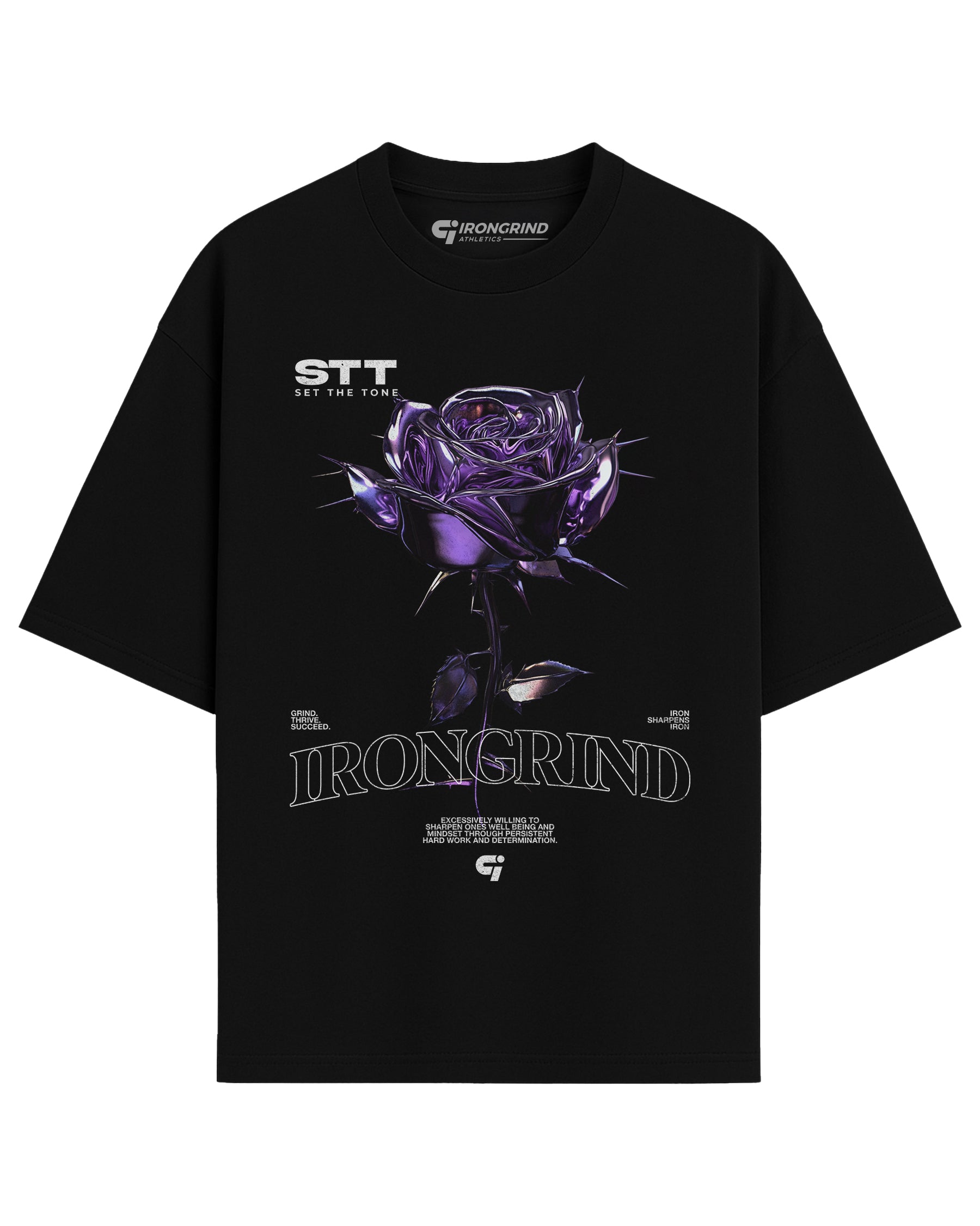 Florae 'Chrome Petals' Box T-Shirt