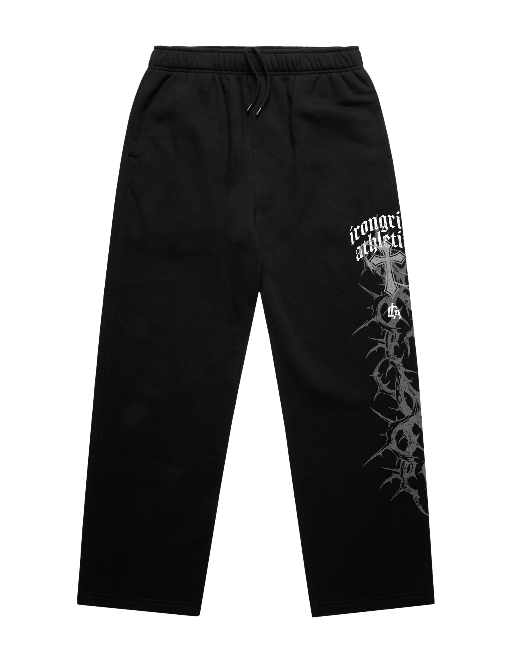 'Cross' Relax Cuffless Track Pants