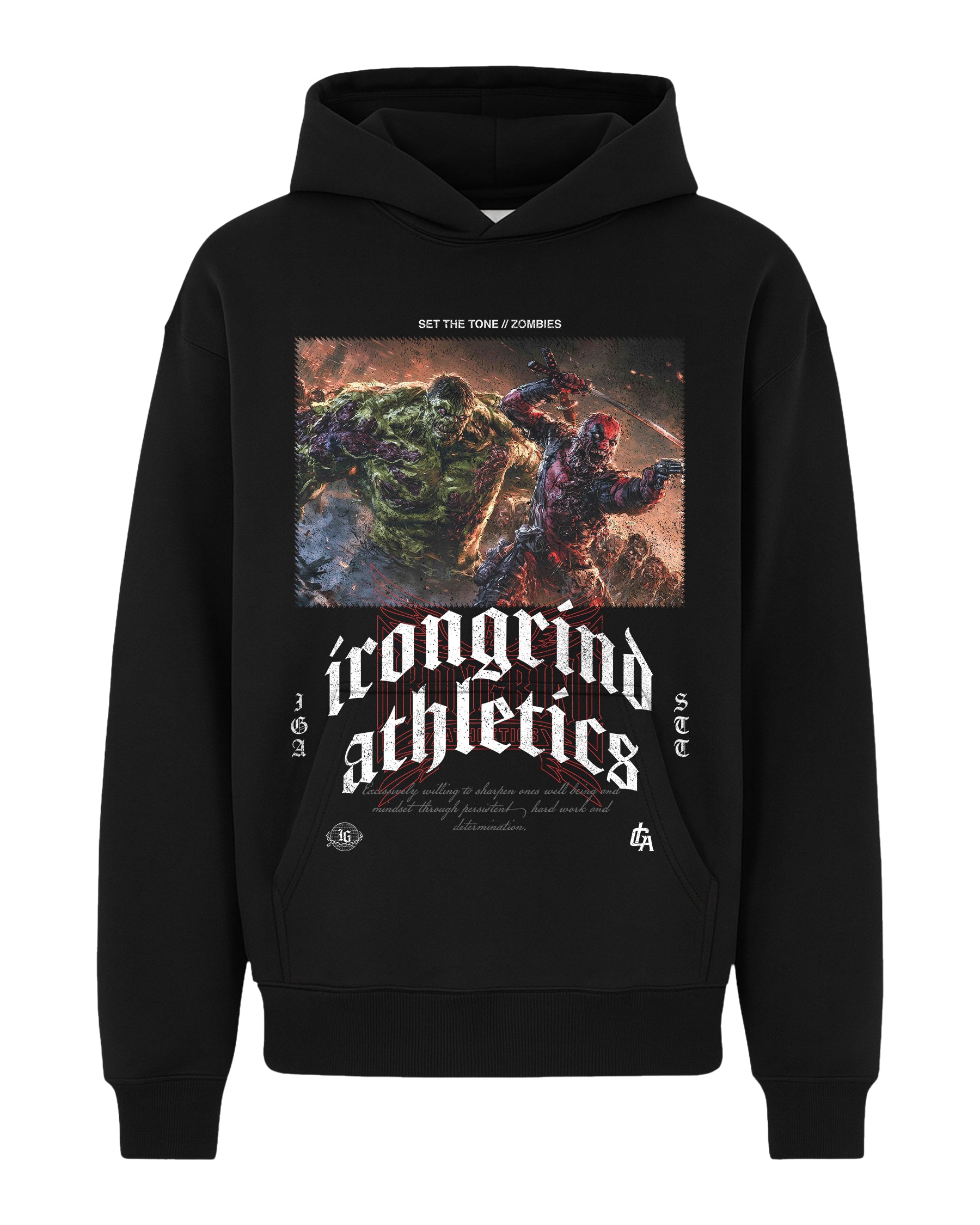 [Limited Edition] 'MRVL Zombies: Deadpool & Hulk Zombies' Box Hoodie