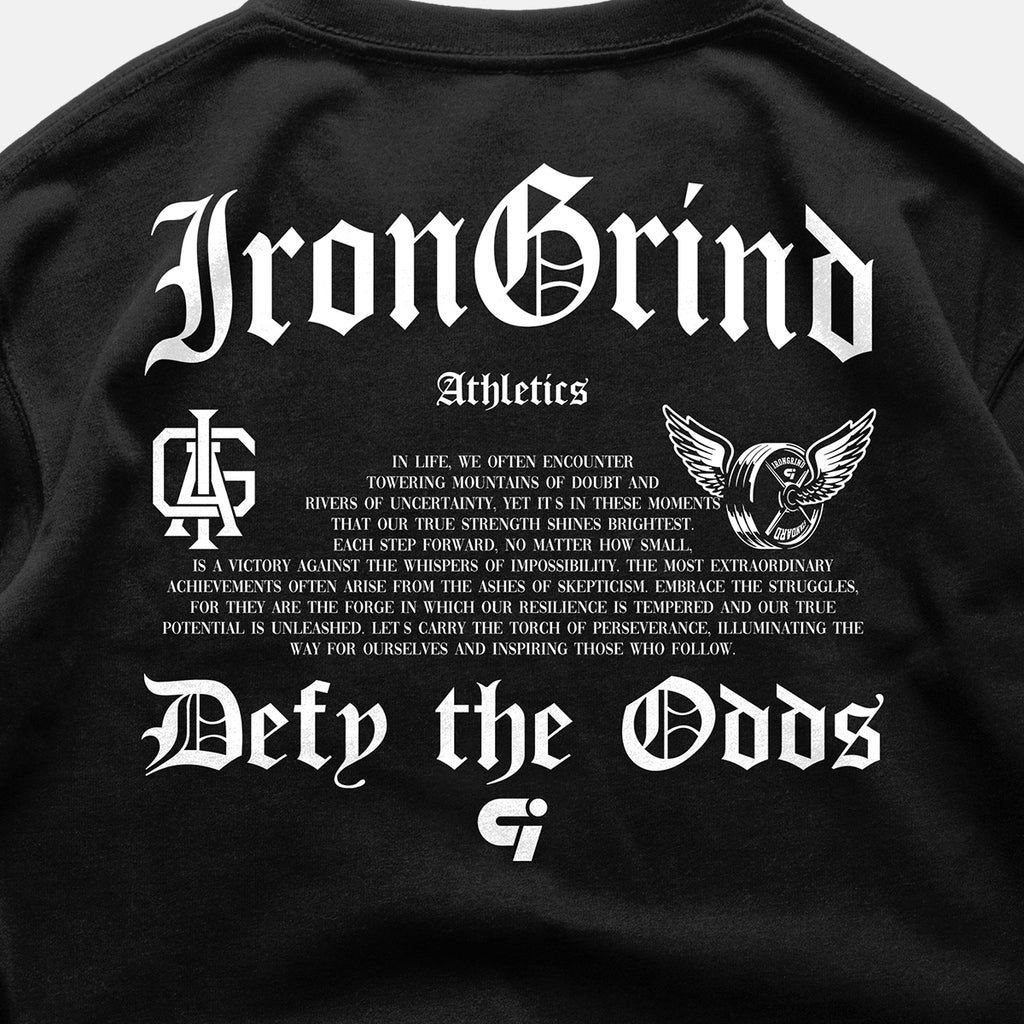 Determination 'Defy The Odds' Heavyweight T-Shirt