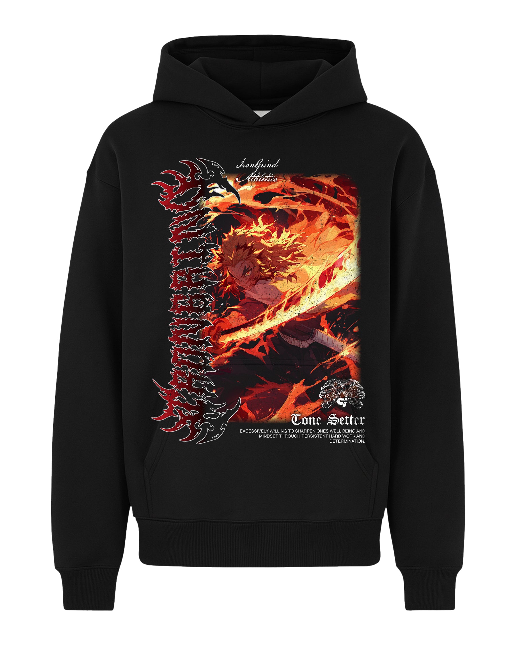 [Limited Edition] 'Demon Slayer: Rengoku' Box Hoodie