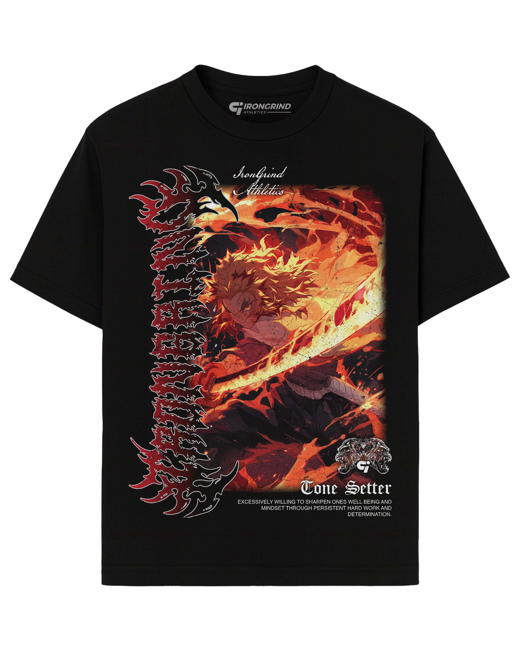 [Limited Edition] 'Demon Slayer: Rengoku' Heavyweight T-Shirt