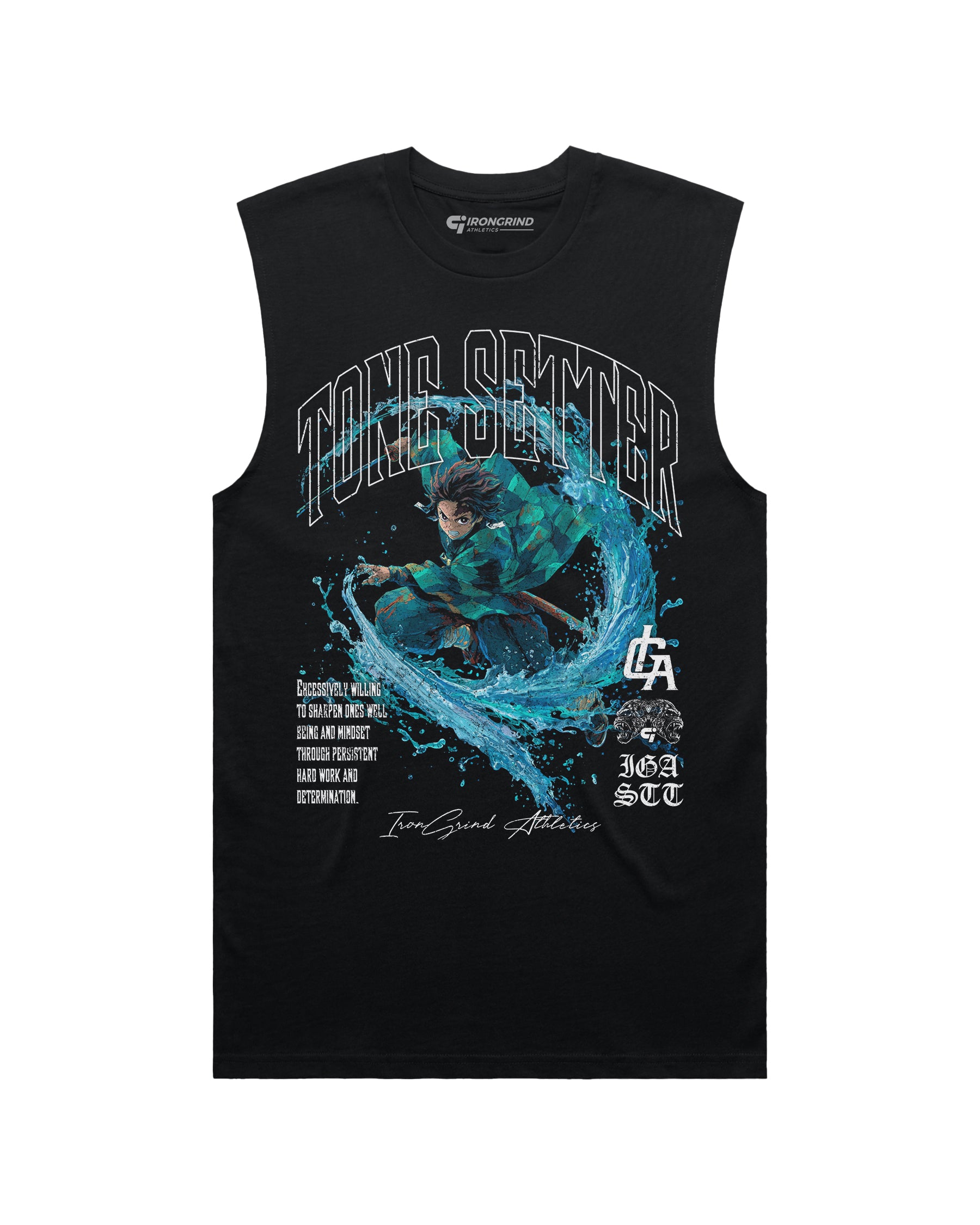 [Limited Edition] 'Demon Slayer: Tanjiro Water' Classic Tank