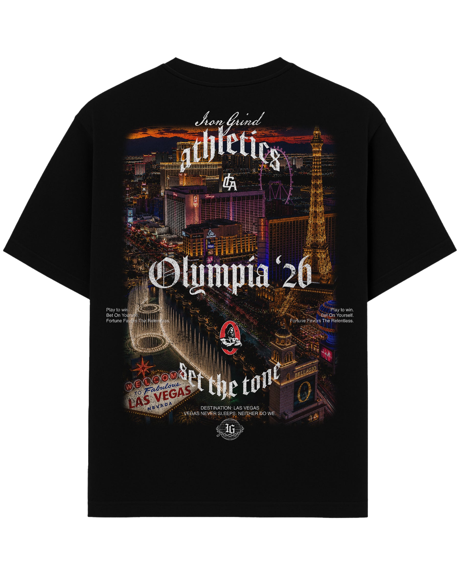 [Olympia Exclusive] 'Olympia: Destination Las Vegas' Heavyweight T-Shirt