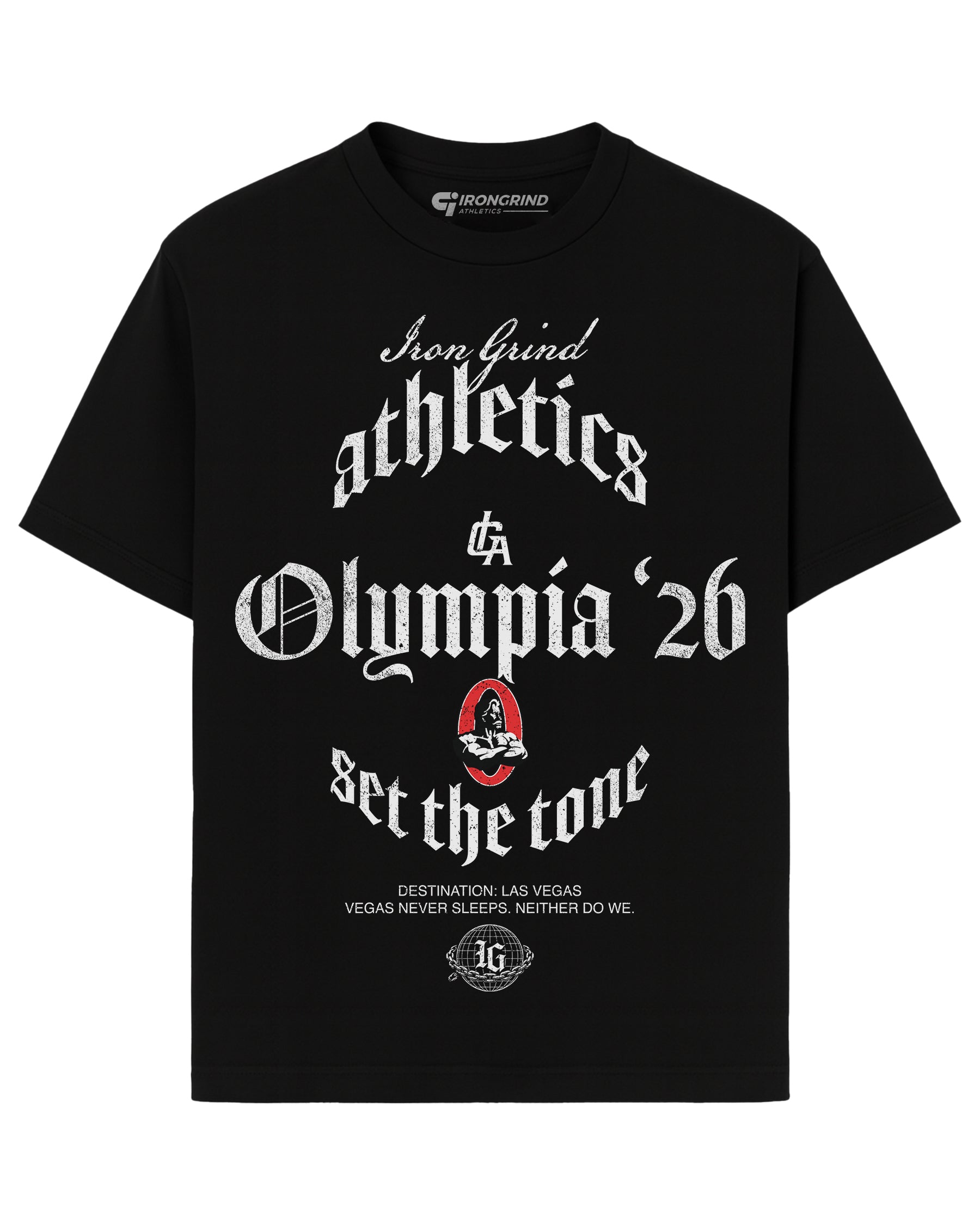 [Olympia Exclusive] 'Olympia: Destination Las Vegas' Heavyweight T-Shirt
