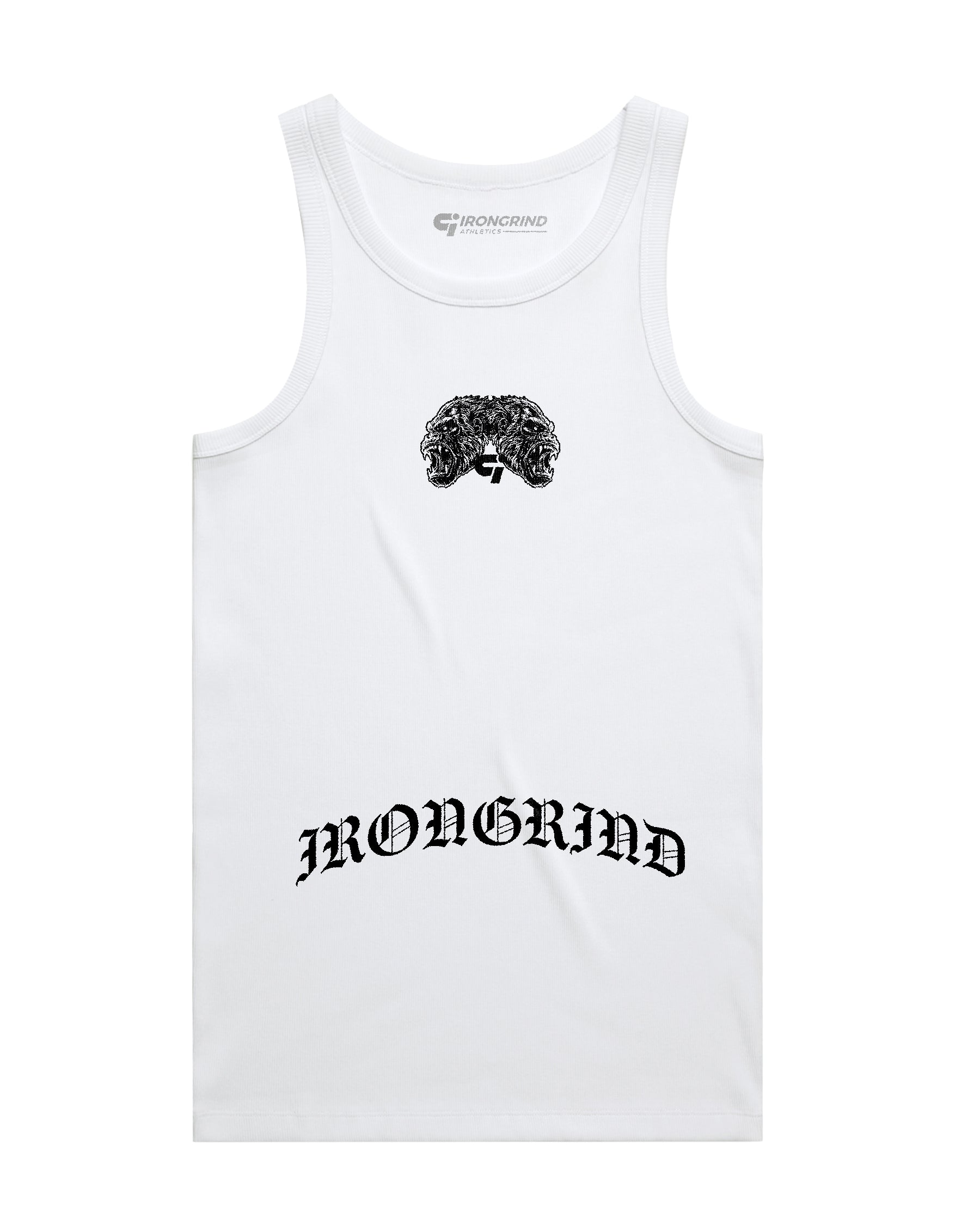 'Double G' Organic Rib Singlet