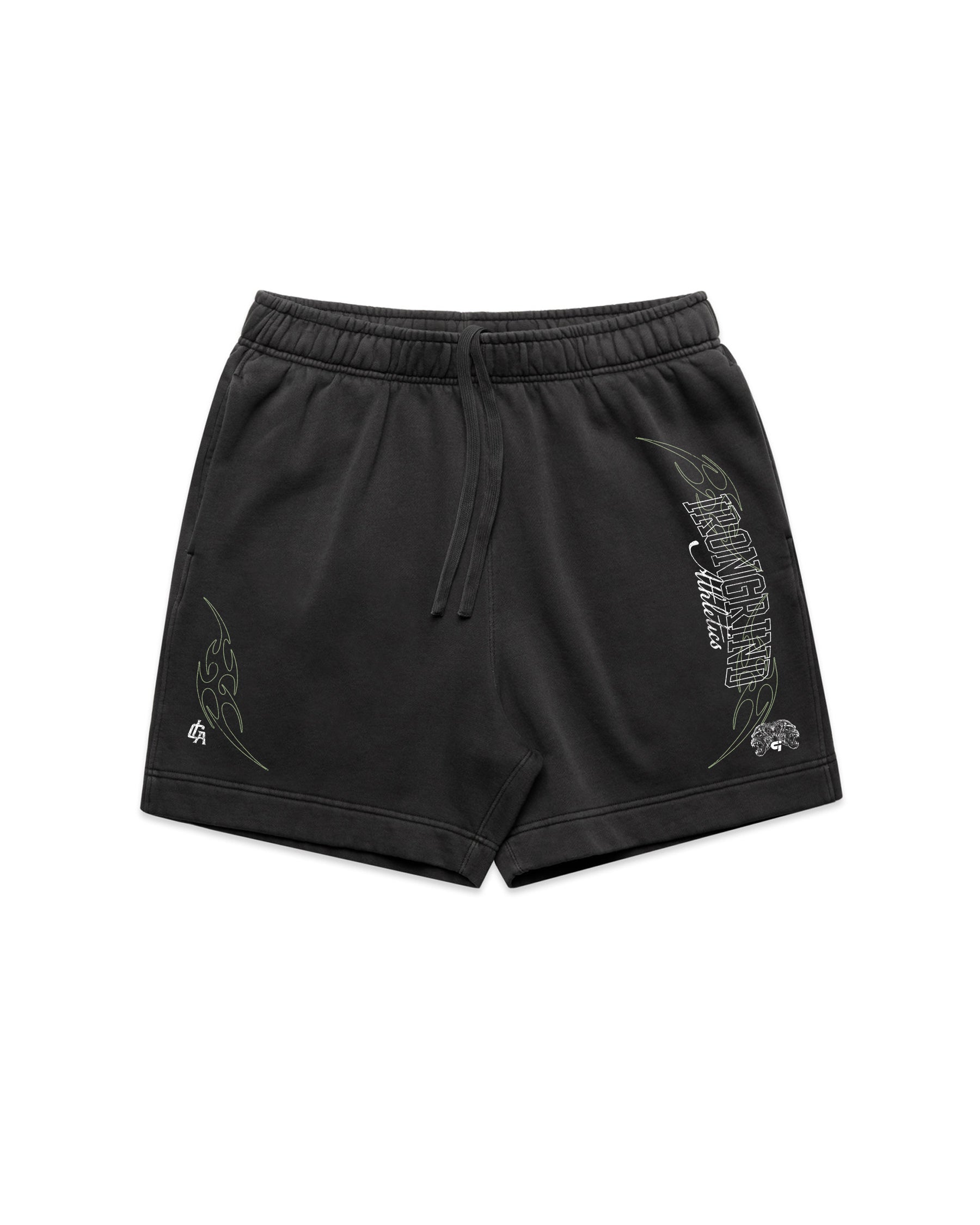 [Limited Edition] 'Mrvl: Dr Doom V2' Relax Faded Track Shorts 18"