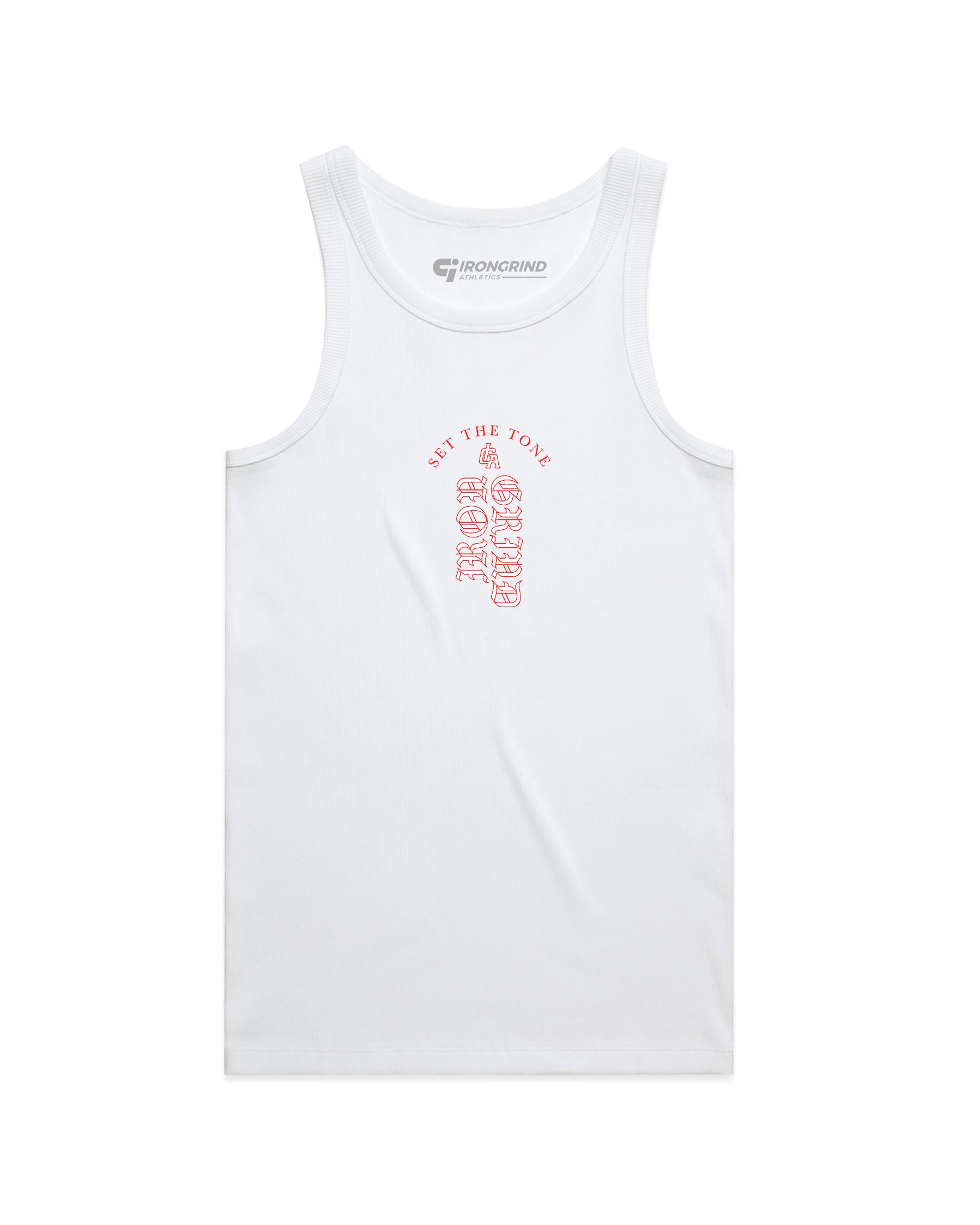 'Duality' Organic Rib Singlet