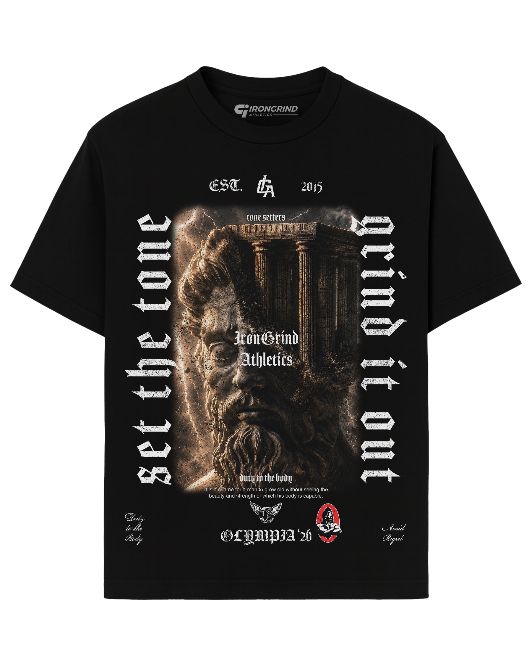 [Olympia Exclusive] 'Olympia: Duty to the Body' Heavyweight T-Shirt