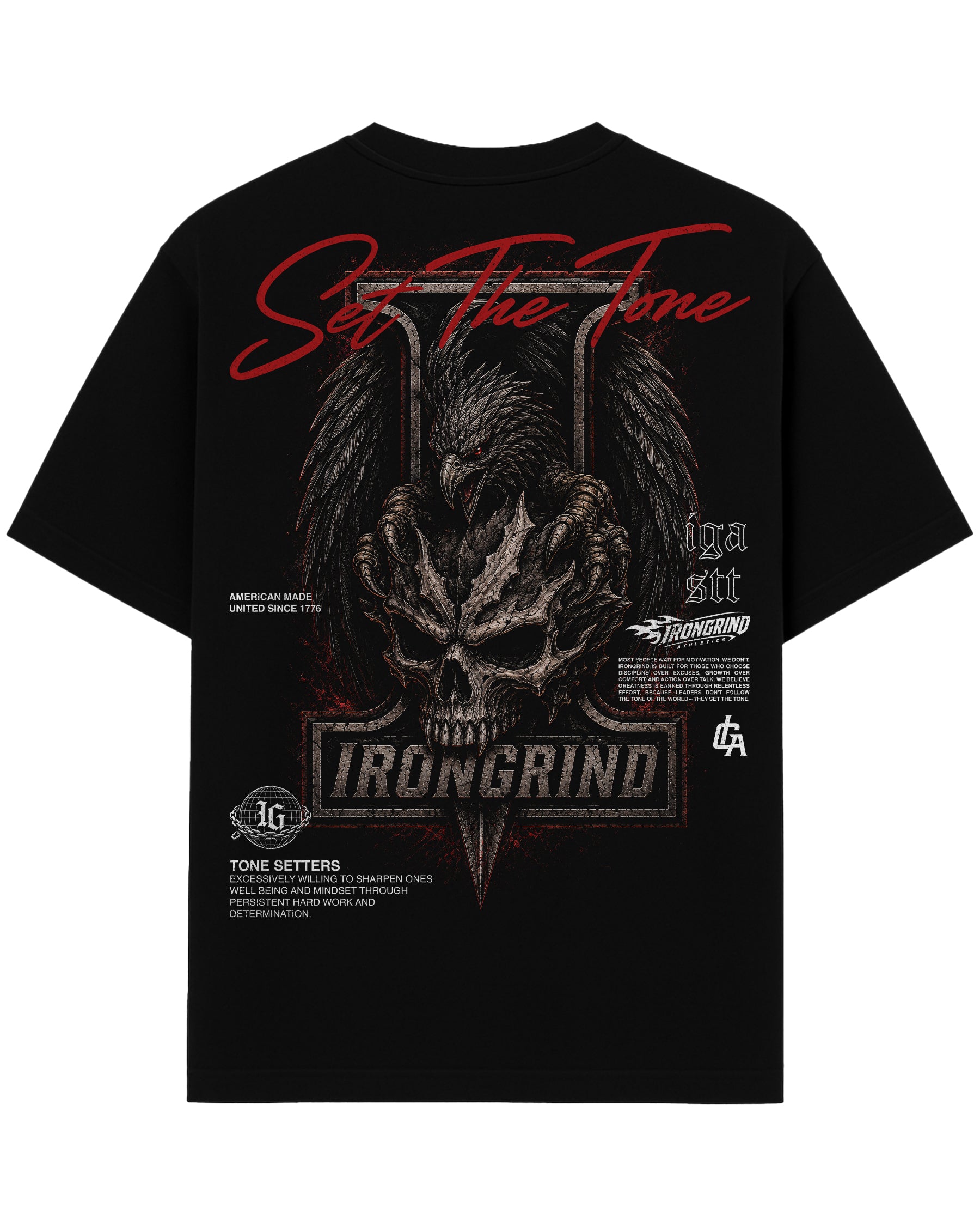 'American Made: Echoes to the Grind' Heavyweight T-Shirt