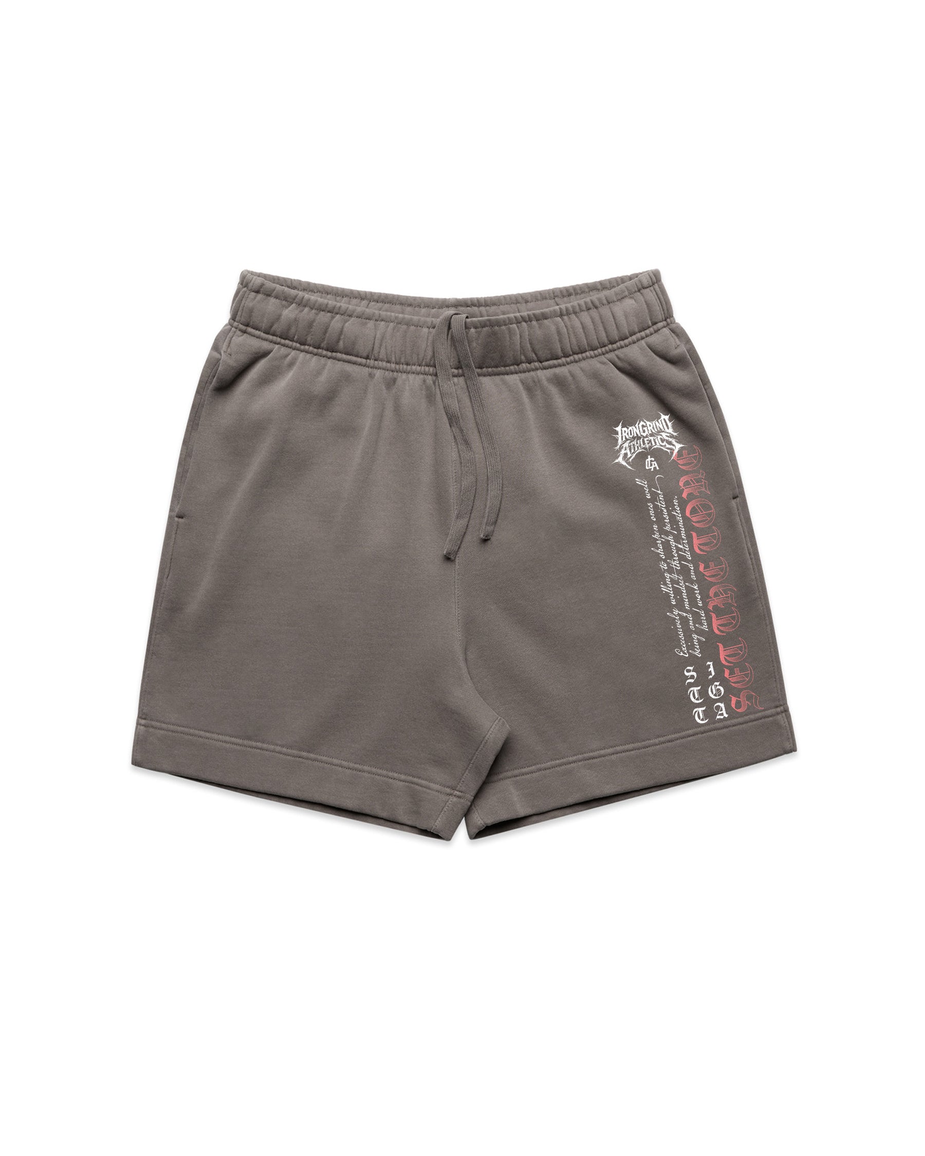 [Limited Edition] 'AOT: Eren V3' Relax Faded Track Shorts 18"