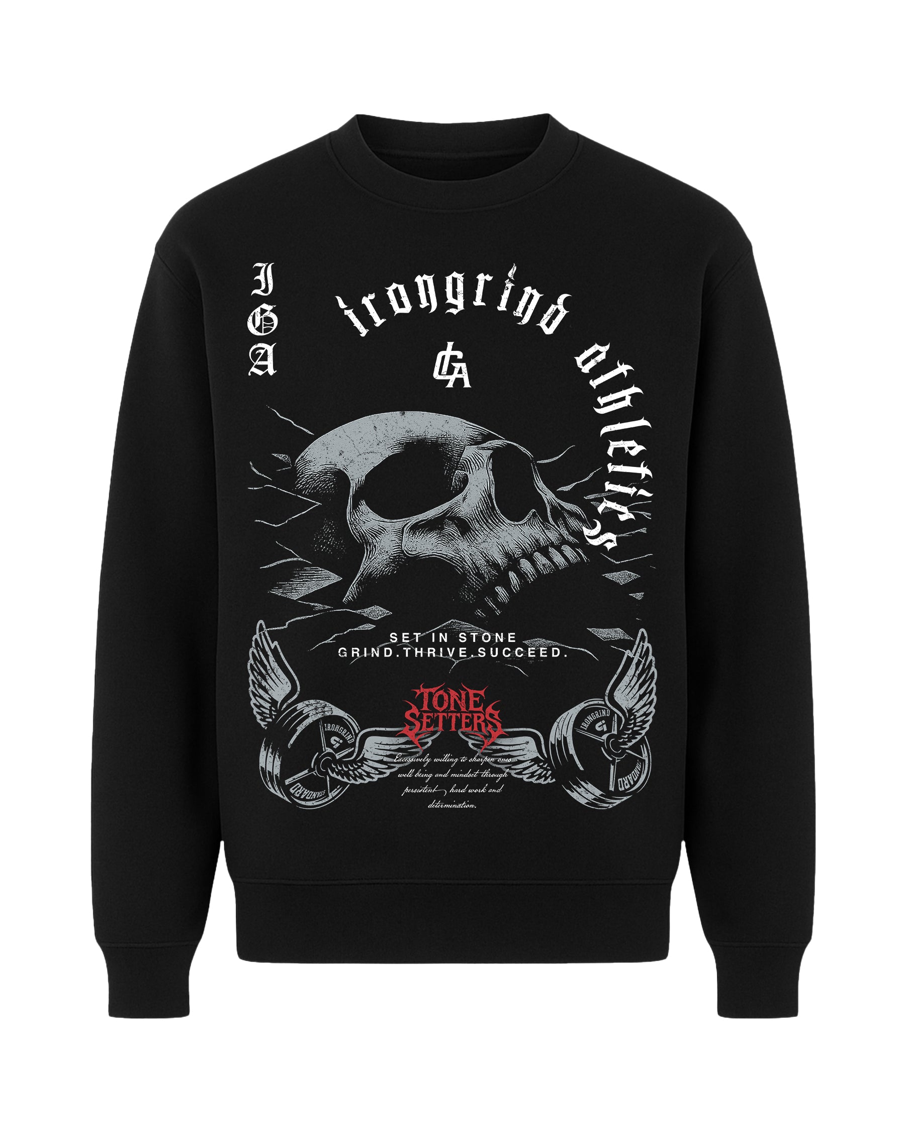 'Eternal Grind' Premium Crew Neck
