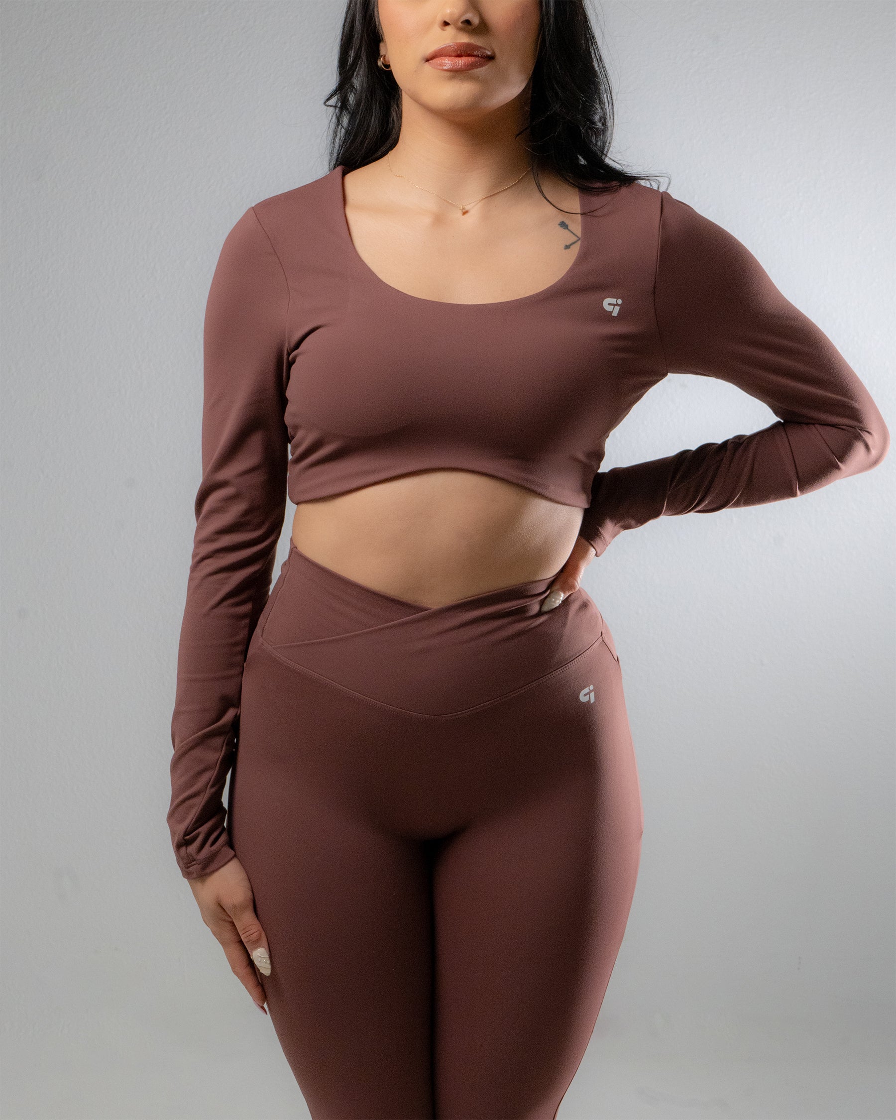 Eclipse Cropped Long Sleeve