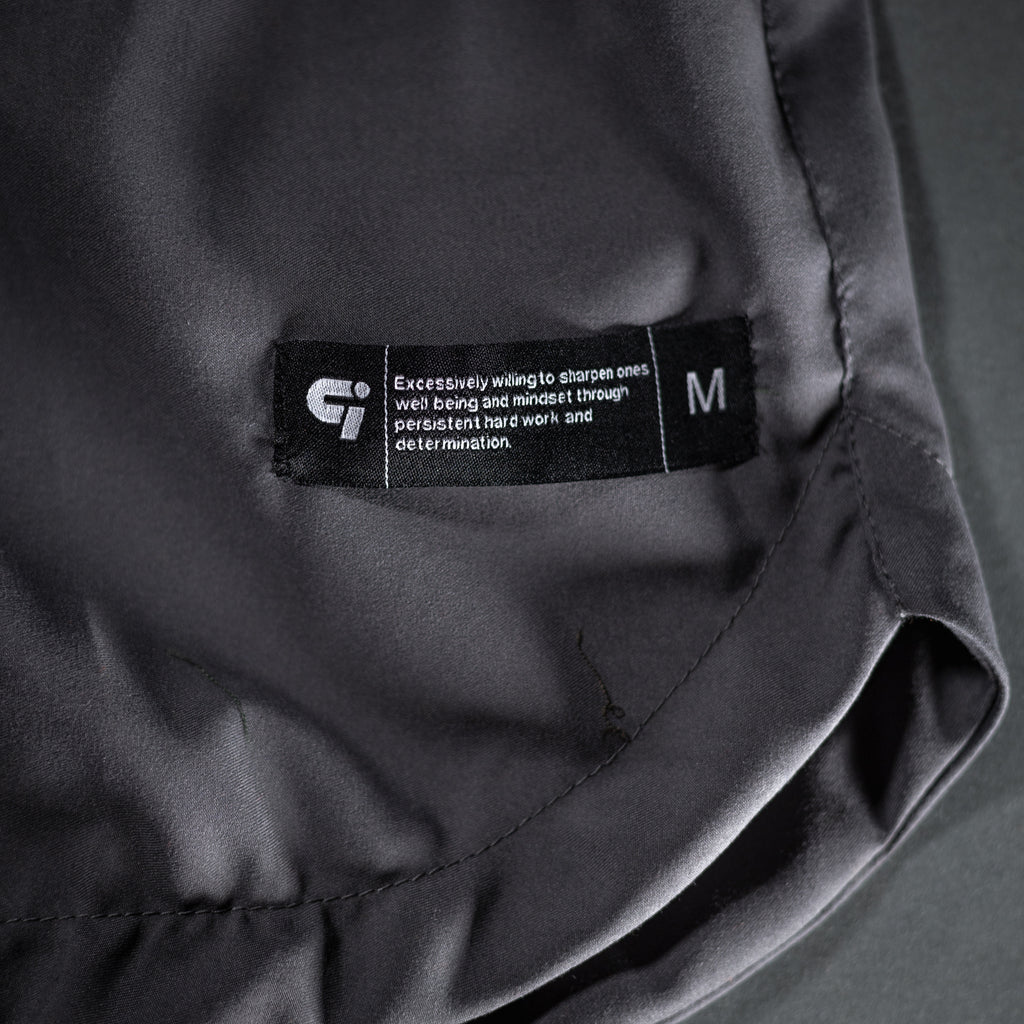 Reborn Performance Shorts | Gun Metal