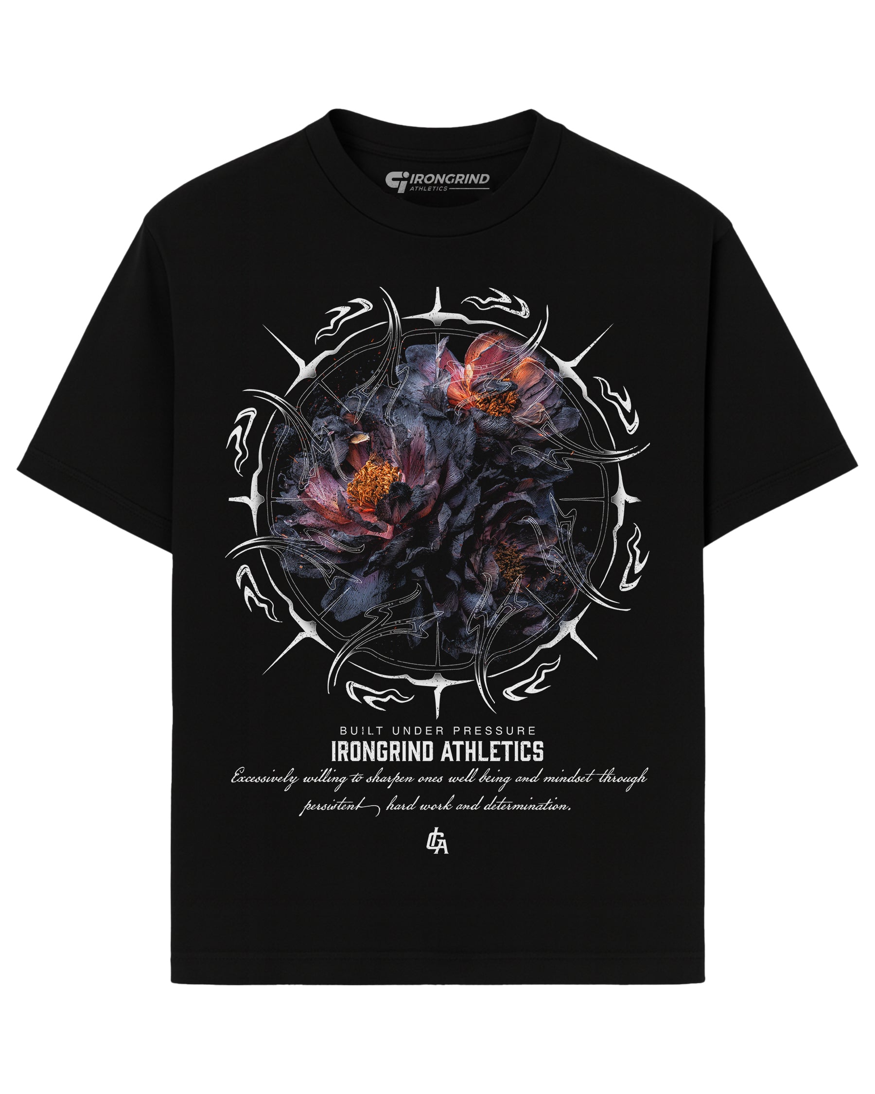 Florae 'Ashen Lily Rebirth' Heavyweight T-Shirt