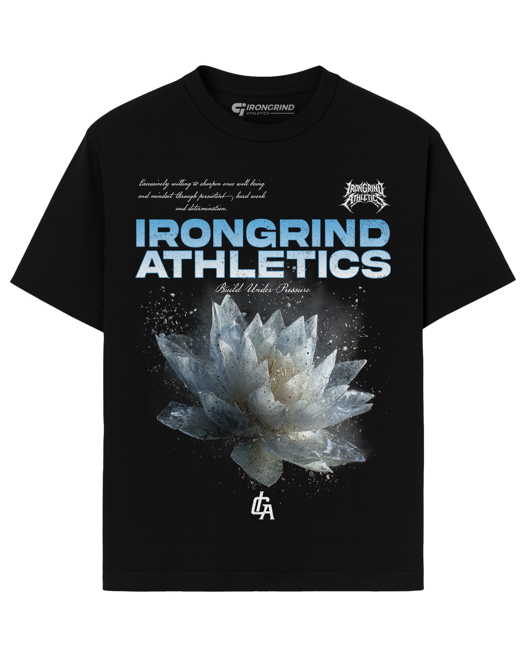Florae 'Frozen Lotus' Heavyweight T-Shirt