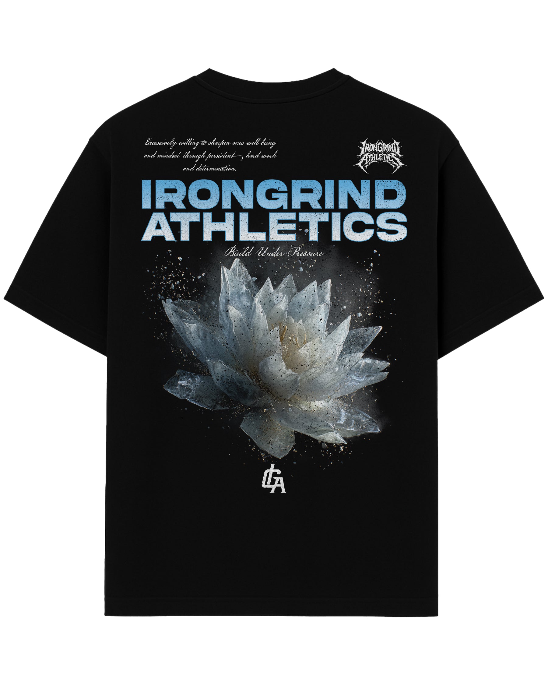Florae 'Frozen Lotus' Heavyweight T-Shirt