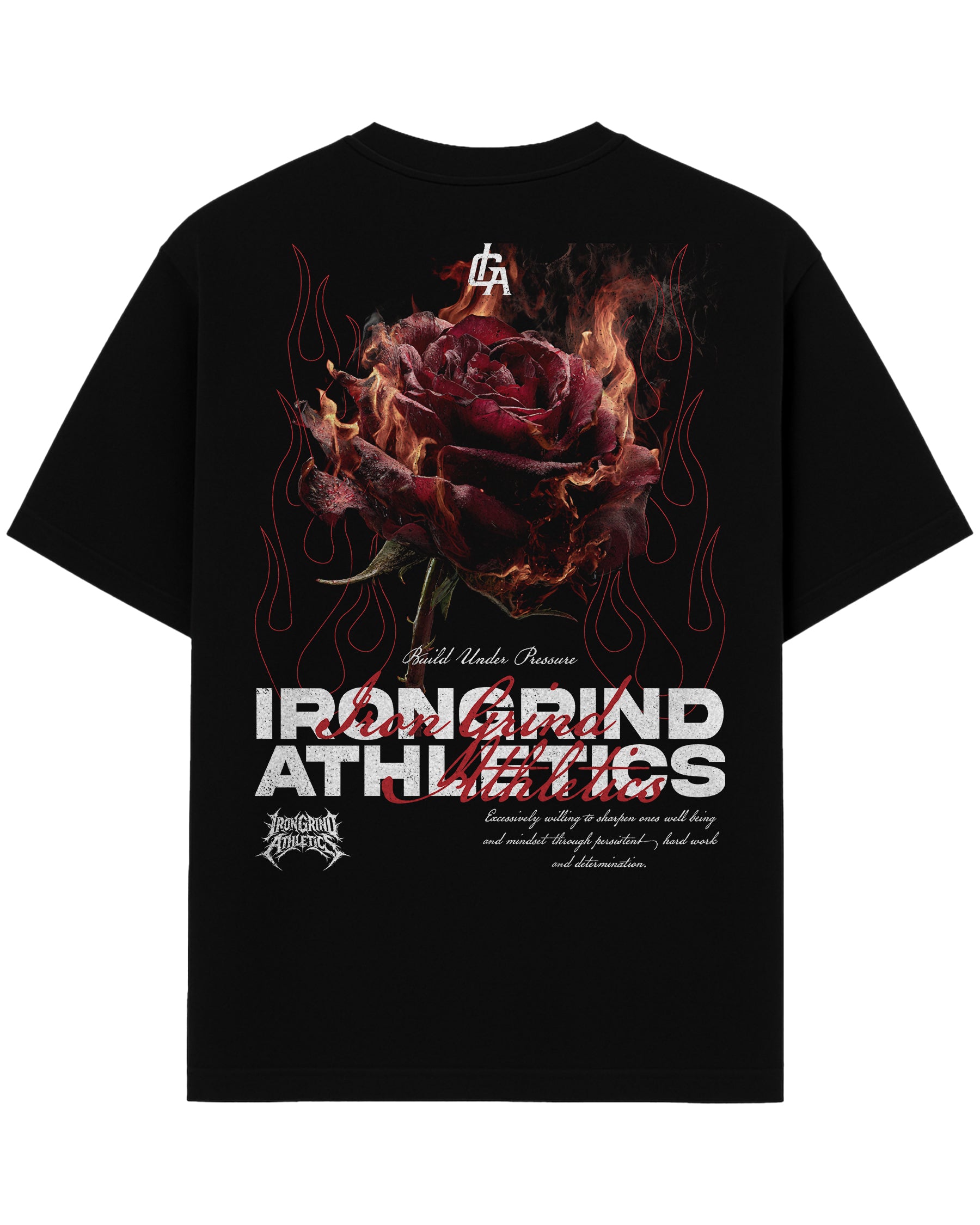 Florae 'Inferno Bloom' Heavyweight T-Shirt