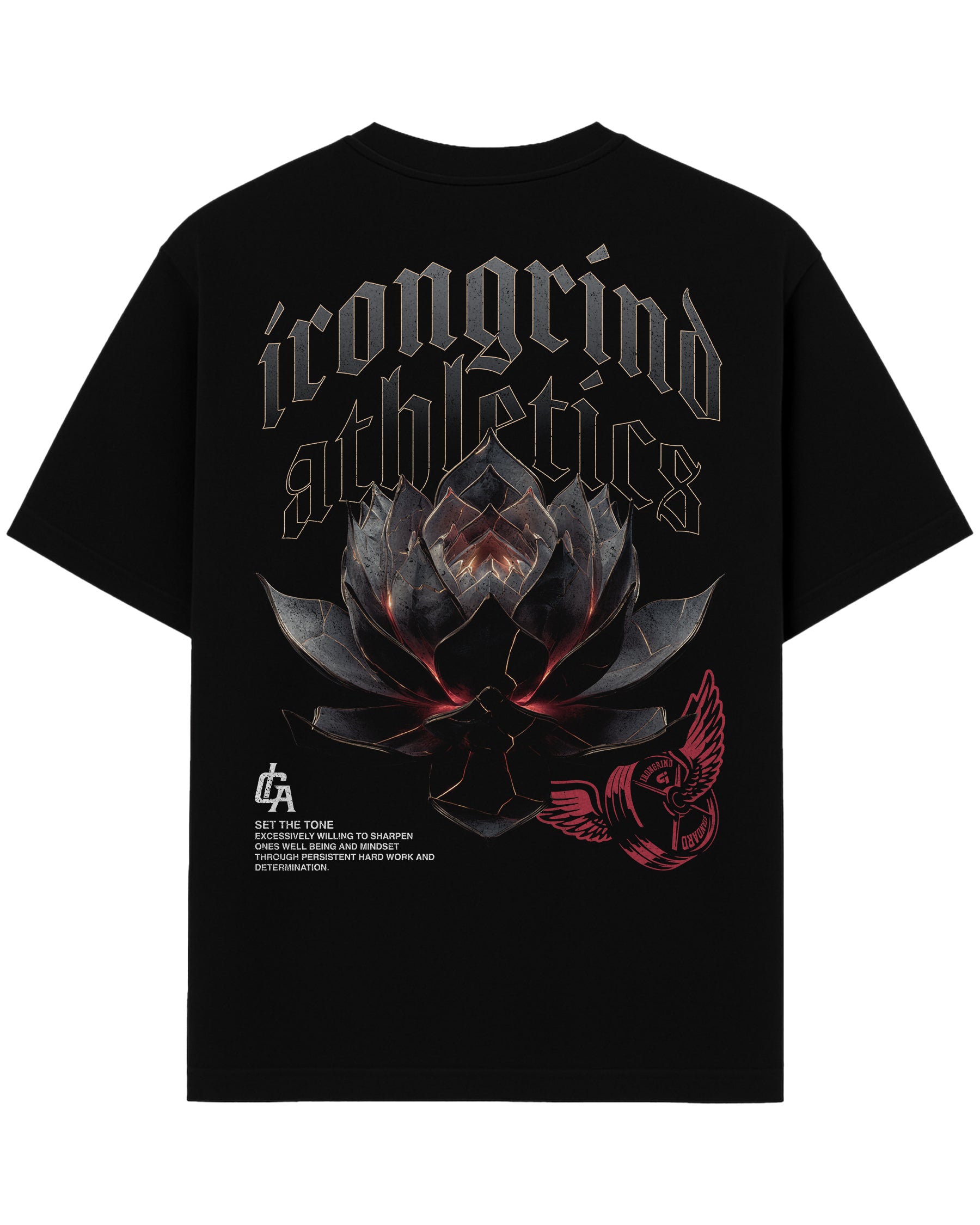 Florae 'Iron Lotus' Heavyweight T-Shirt