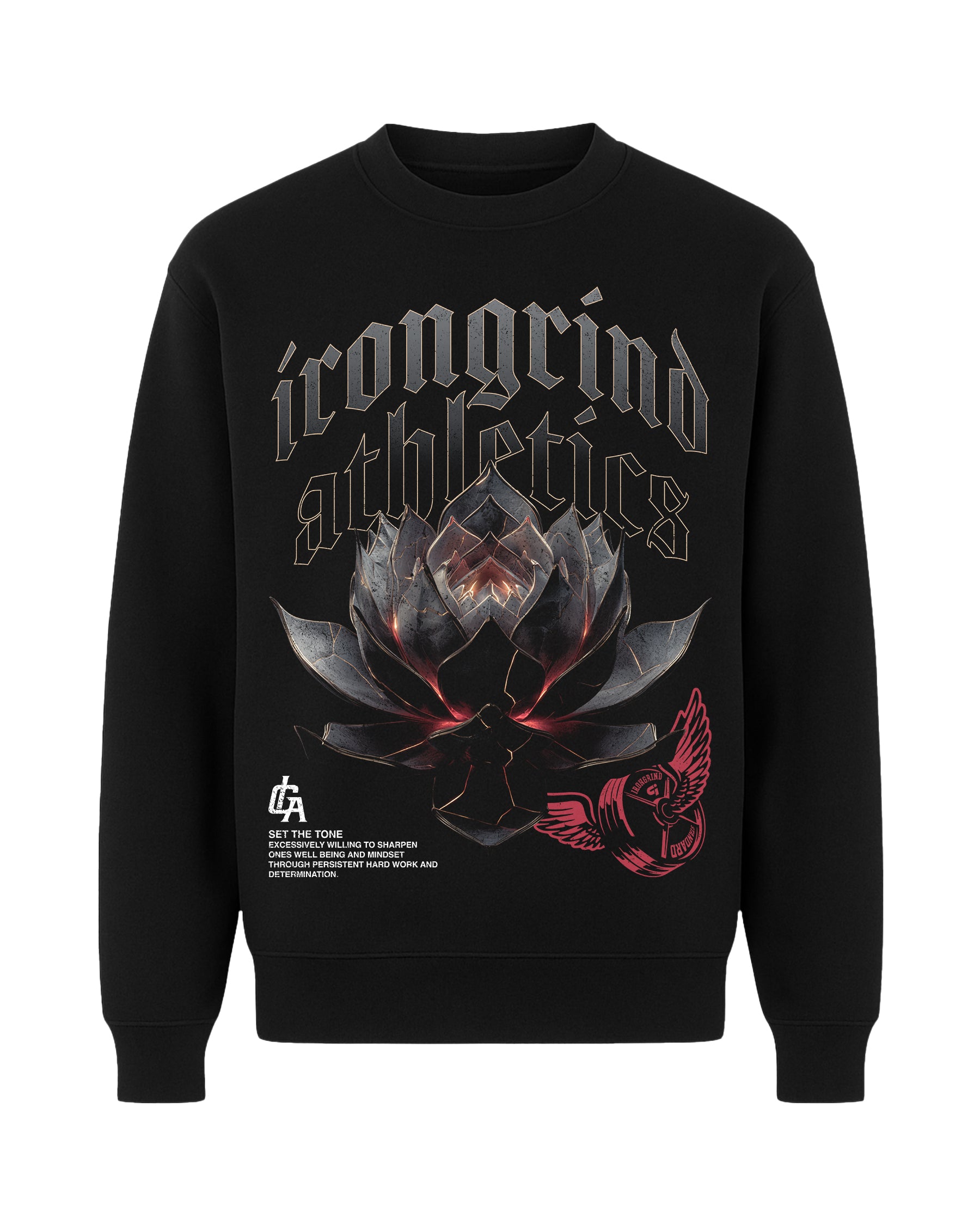 Florae 'Iron Lotus' Premium Crew Neck