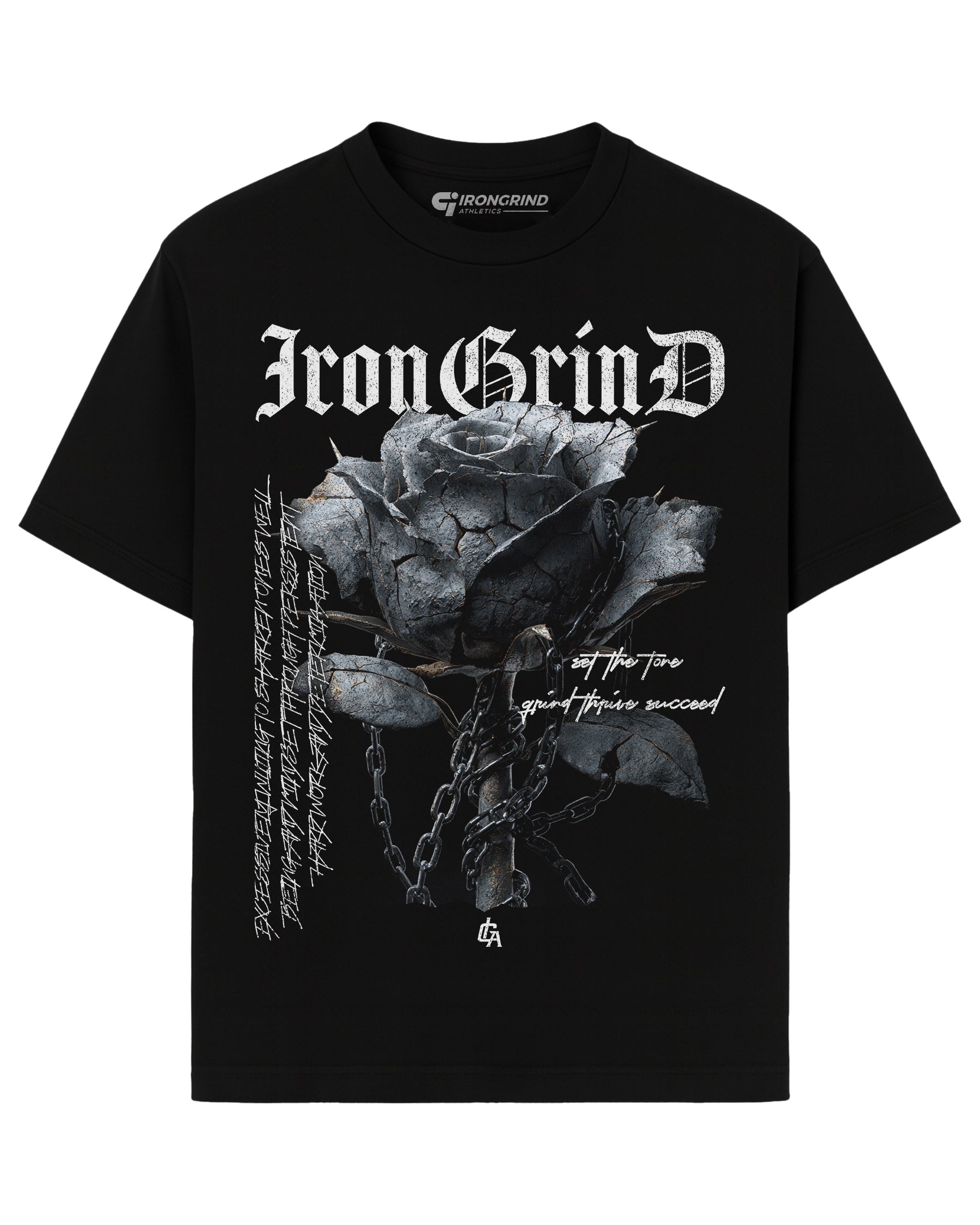 Florae 'Iron Rose Collapse' Heavyweight T-Shirt