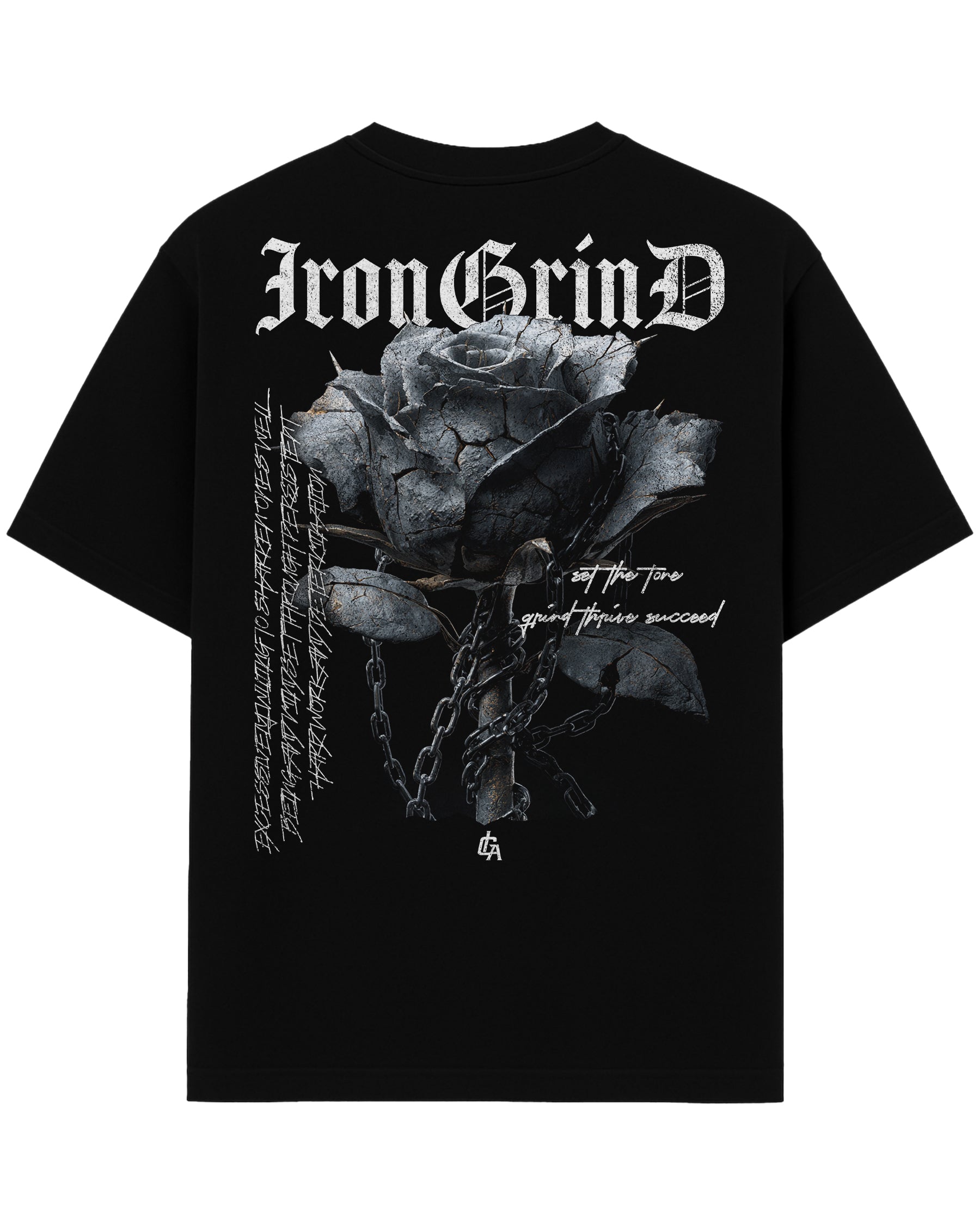 Florae 'Iron Rose Collapse' Heavyweight T-Shirt