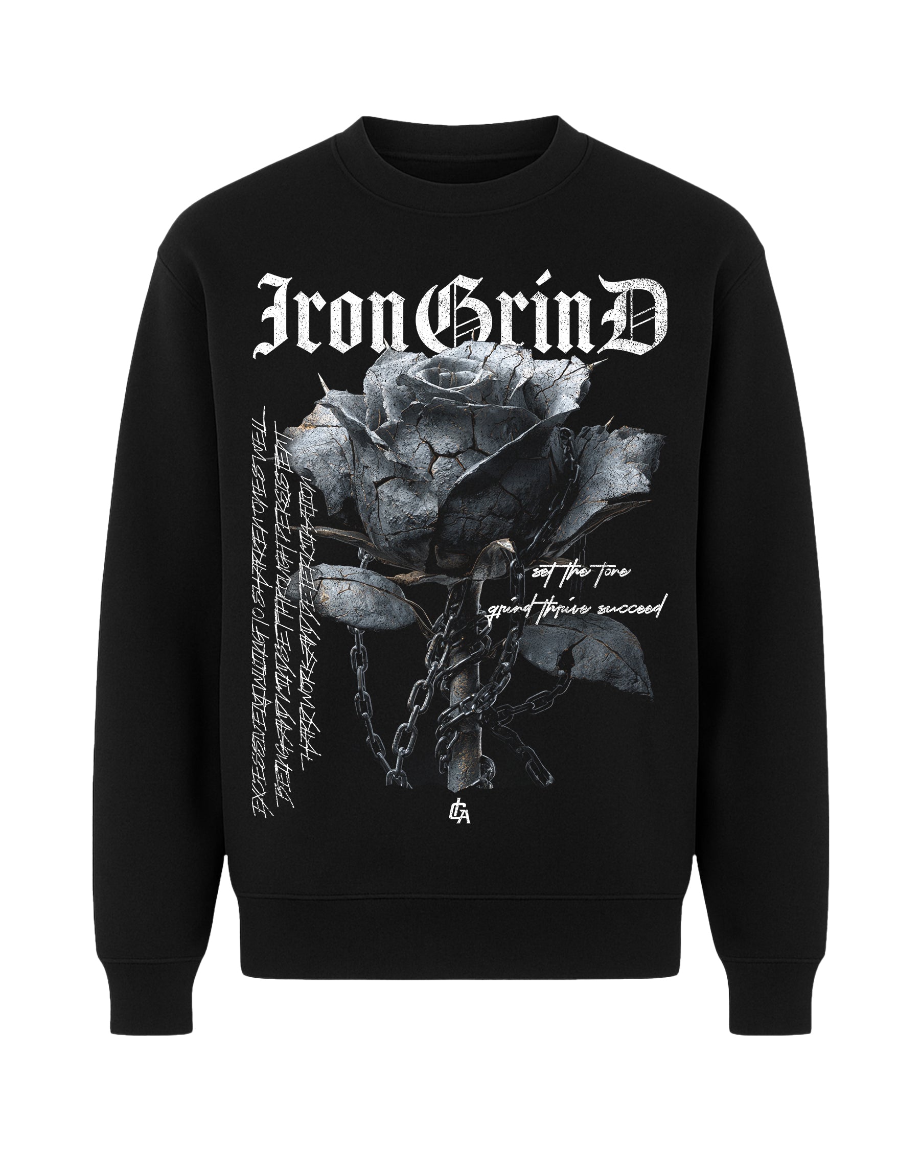 Florae 'Iron Rose Collapse' Premium Crew Neck