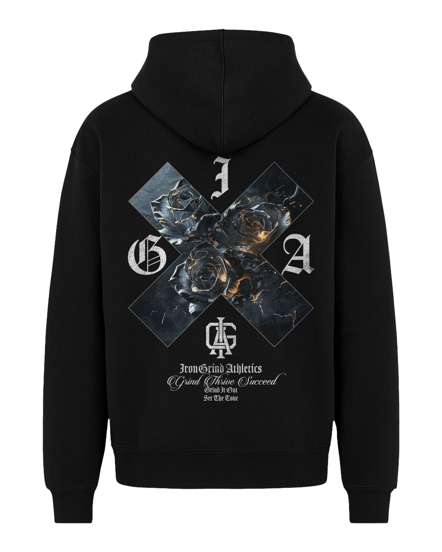 Florae 'X Metallic Rose' Box Hoodie