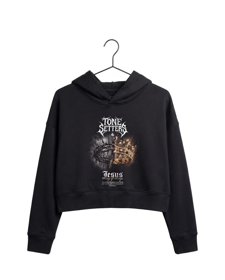 'From Thorns to Glory' Women's Crop Hood