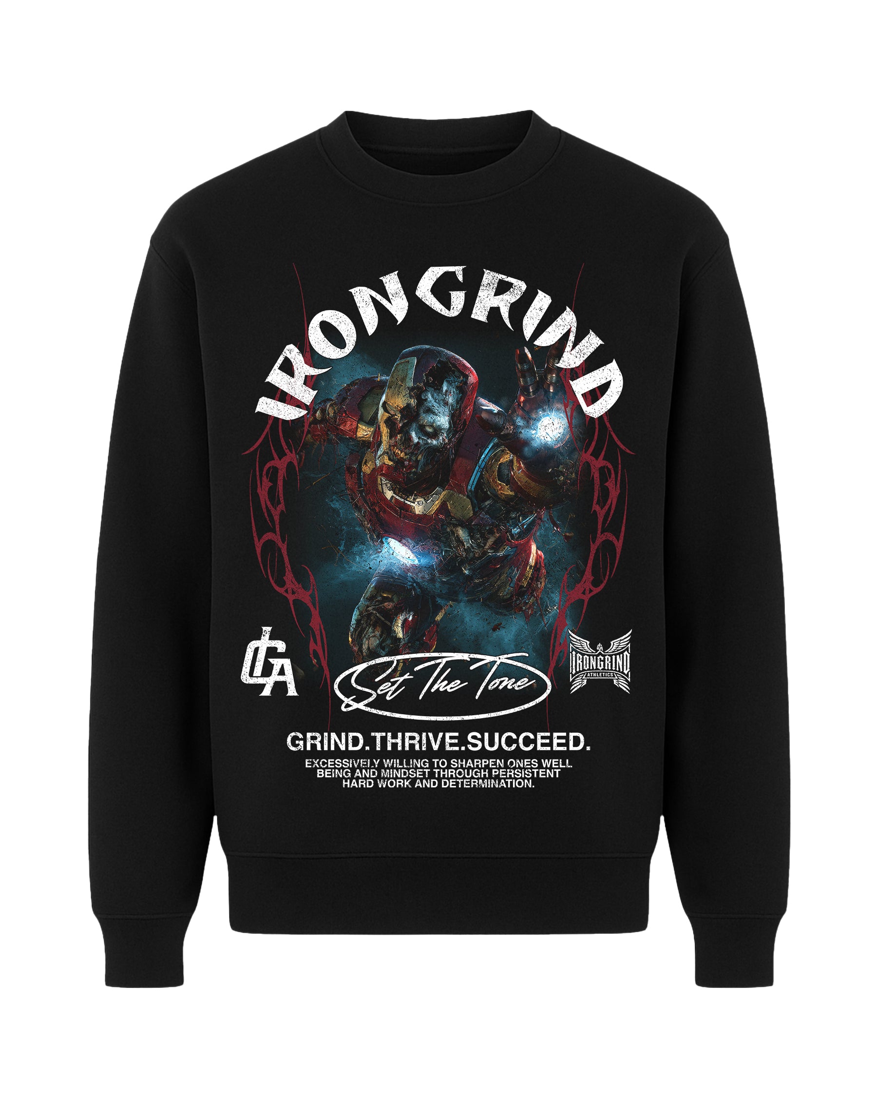 [Limited Edition] 'MRVL Zombies: IronMan Zombie' Premium Crew Neck