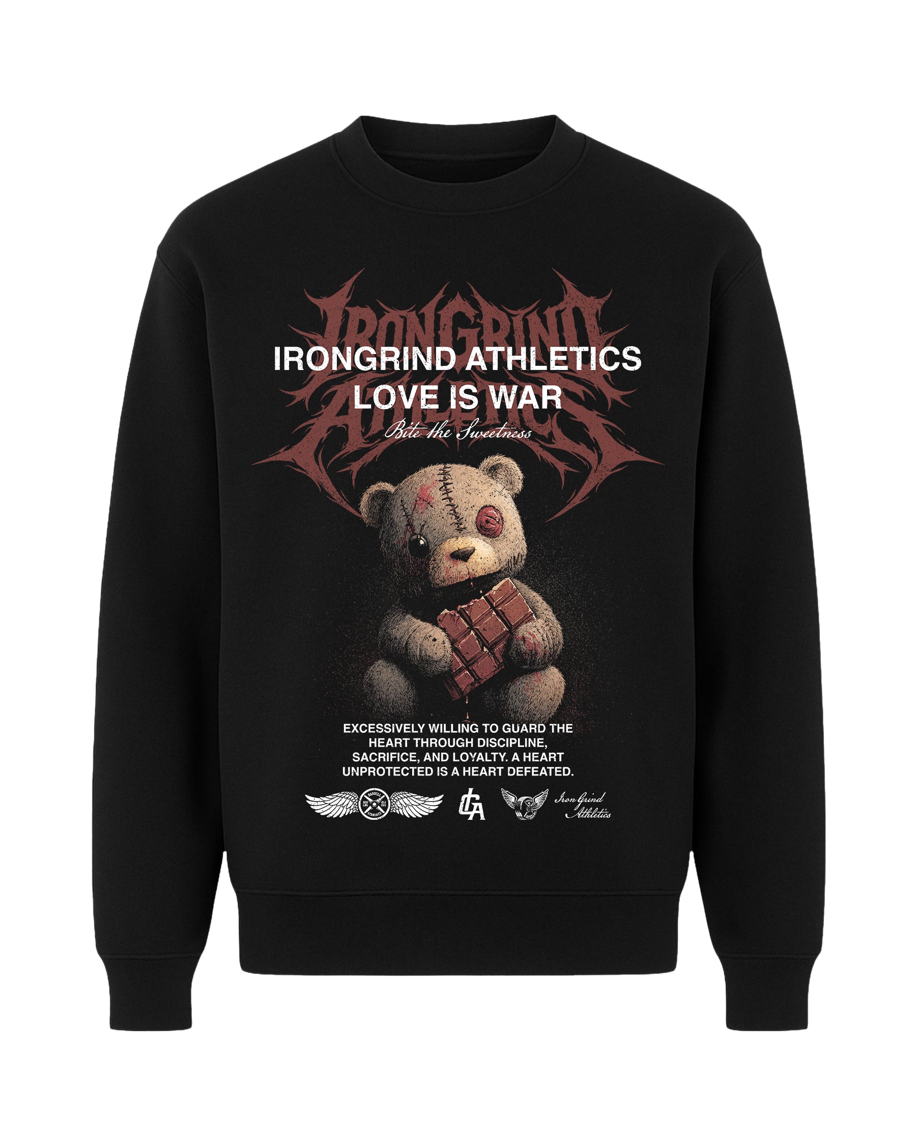 'Love Is War: Bite The Sweetness' Premium Crew Neck